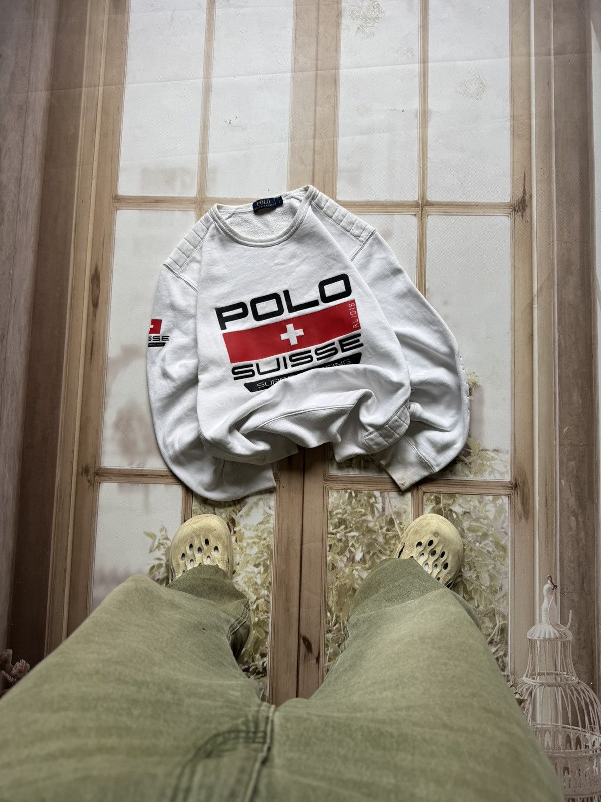 Polo Ralph Lauren Polo Ralph Lauren "Suisse" Racing Crewneck Sweatshirt Size US L / EU 52-54 / 3 - 1 Thumbnail