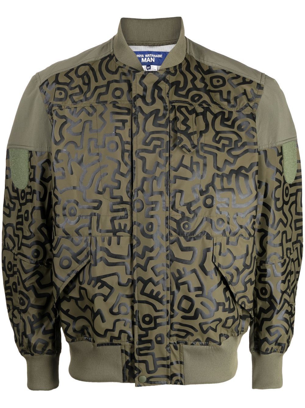 Comme des Garcons × Junya Watanabe × Keith Haring Junya Watanabe MAN x Keith Haring Nylon Bomber Jacket Size US M / EU 48-50 / 2 - 2 Thumbnail