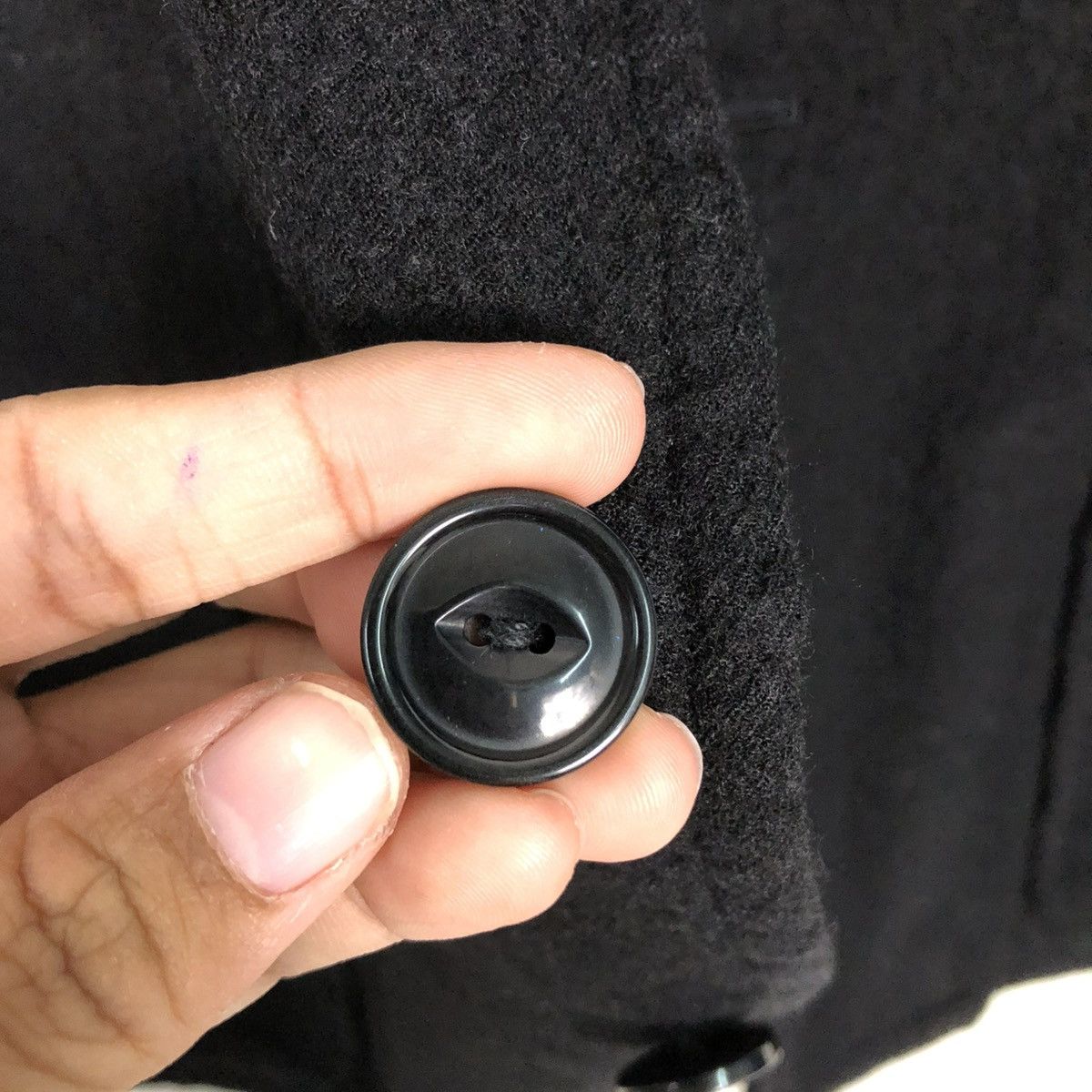 Yohji Yamamoto 🔥RICH BLACK CROPPED WOOL JACKET WORKER Y’S YOHJI YAMAMOTO Size M / US 6-8 / IT 42-44 - 20 Thumbnail