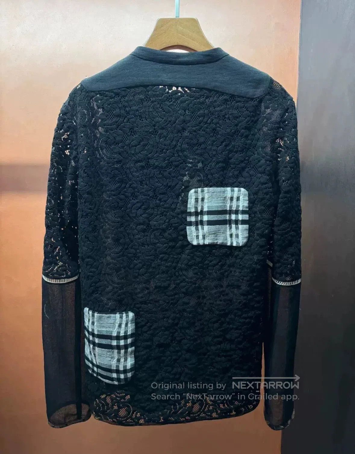 Commune De Paris Plaid Button. Size US L / EU 52-54 / 3 - 3 Thumbnail