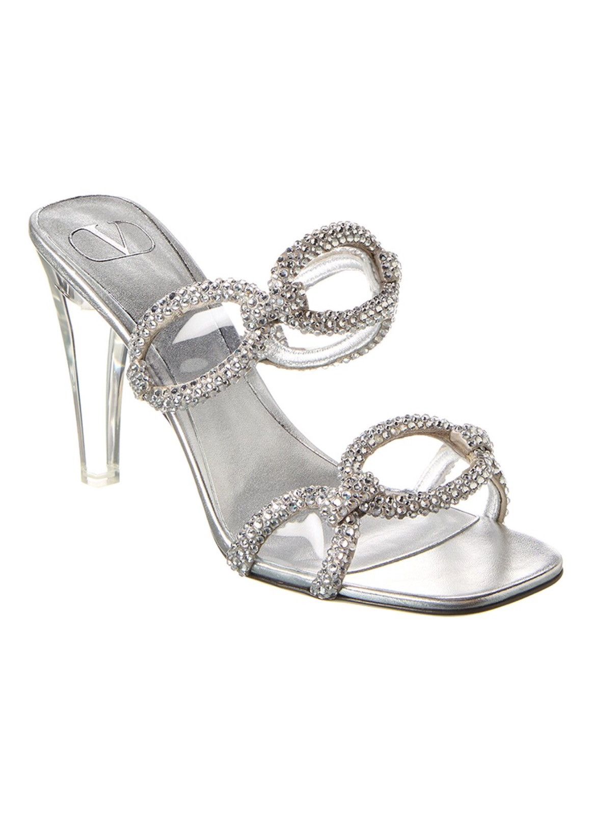Valentino Valentino Garavani Chain embellished heel sandals size 36.5 Size US 6.5 / IT 36.5 - 1 Thumbnail