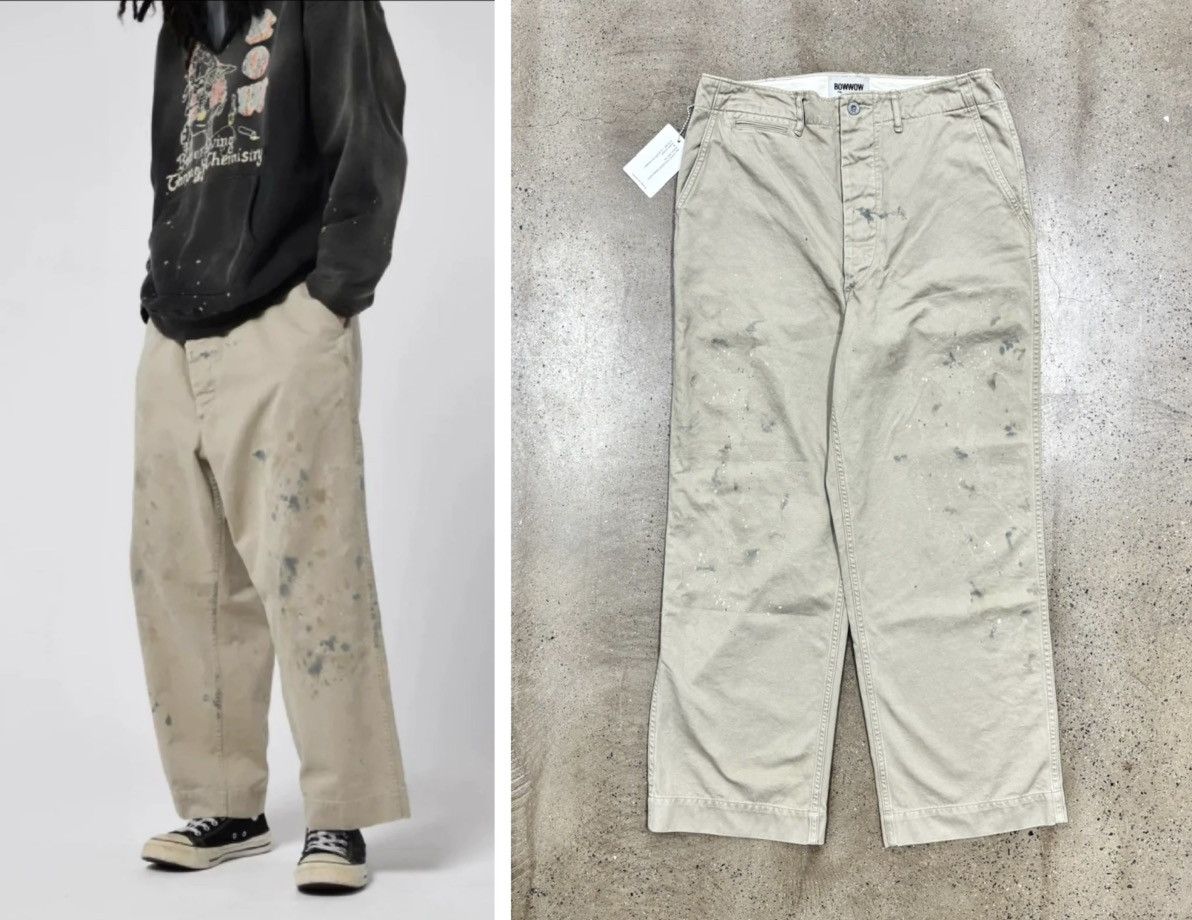 パンツ BOWWOW M41 CHINO TROUSERS (l button) BOWWOW 