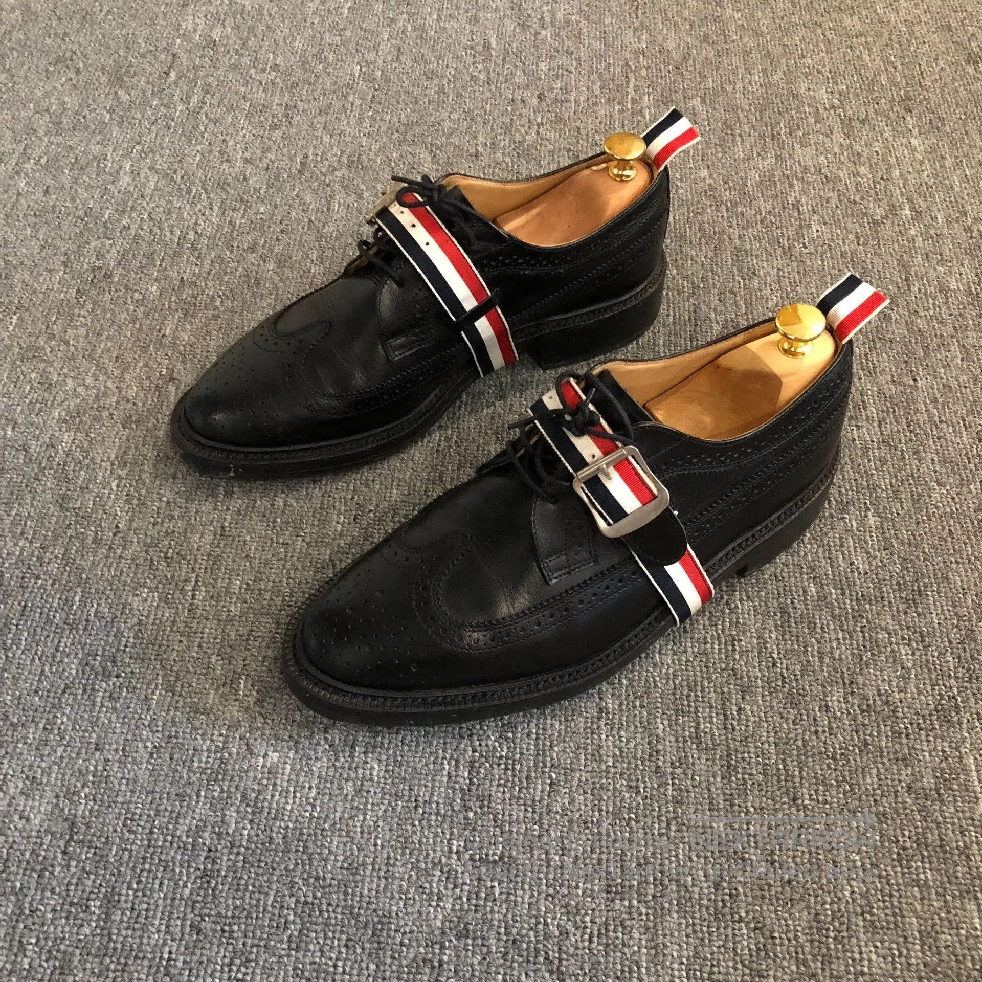 Thom Browne Thom Browne Engraved Lace-Up Leather Shoes. Size US 8.5 / EU 41-42 - 1 Thumbnail