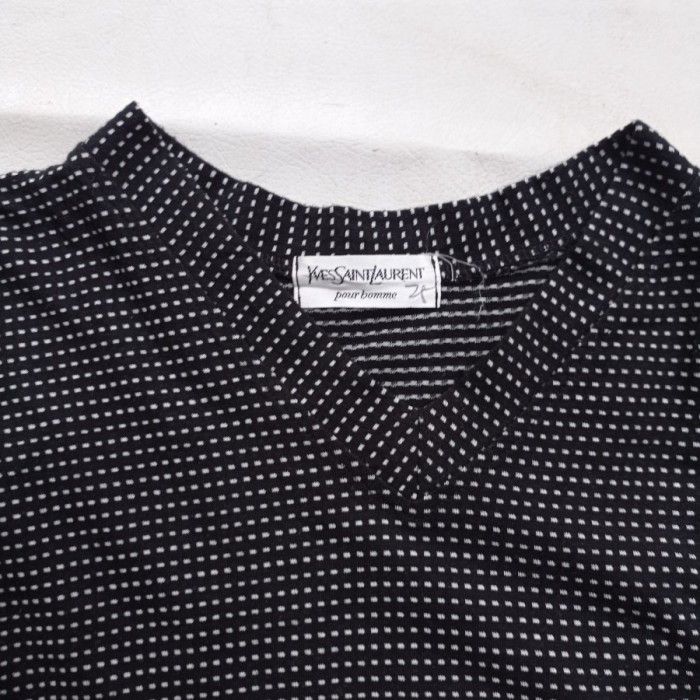 Yves Saint Laurent ysl yves saint laurent pour homme jacquard stripes sashiko Size US M / EU 48-50 / 2 - 2 Thumbnail