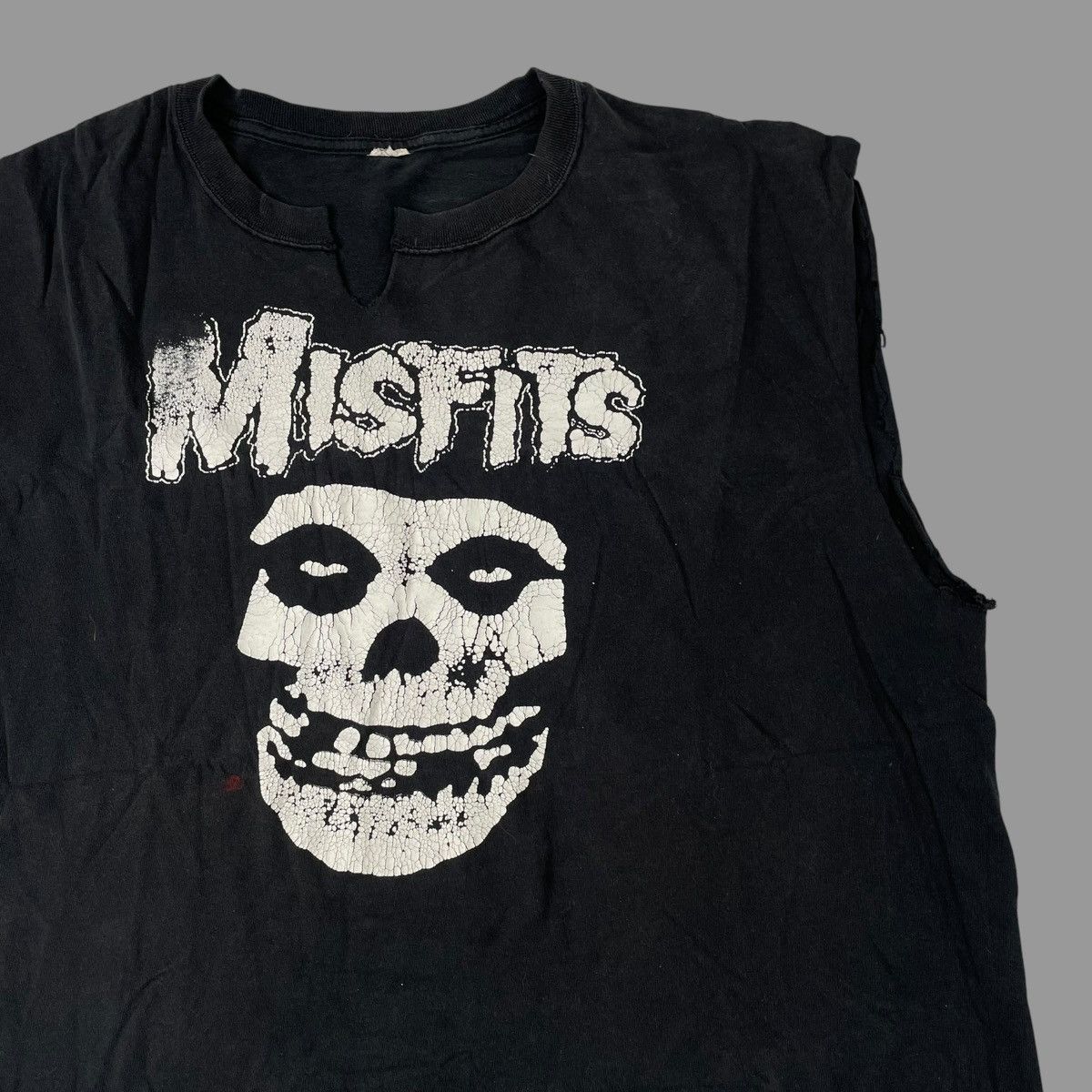 Band Tees × Vintage Vintage late 90s misfits chopped band tee Size US XL / EU 56 / 4 - 2 Thumbnail