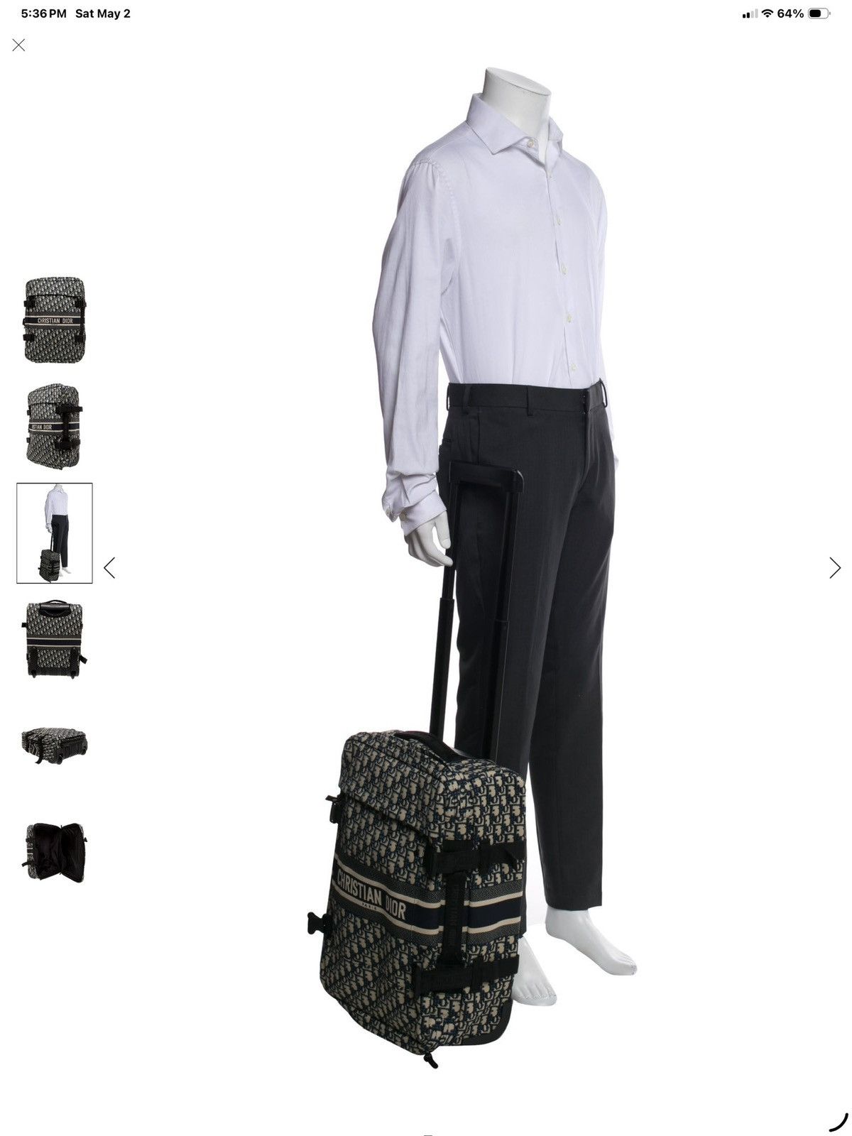 Dior Dior carryon luggage Size ONE SIZE - 6 Thumbnail