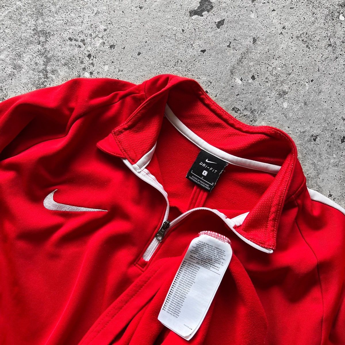 Nike × Nike ACG Nike Dry Squad Drill Mens Red Sport Jersey Top Long Sleeve Size US L / EU 52-54 / 3 - 3 Thumbnail