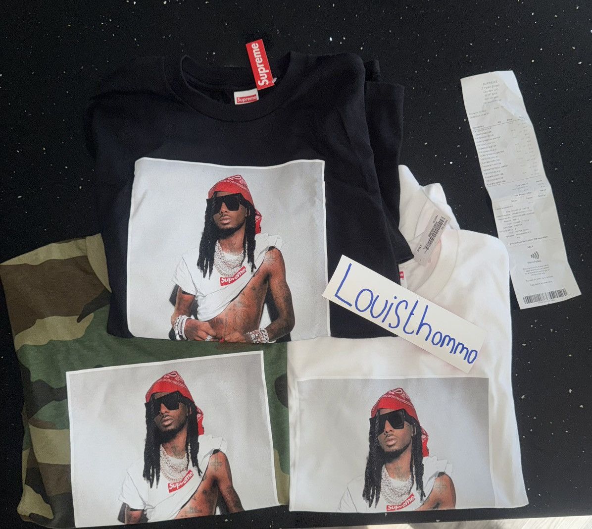 Supreme Supreme Playboi Carti Fw25 White Photo Tee Size US M / EU 48-50 / 2 - 5 Thumbnail