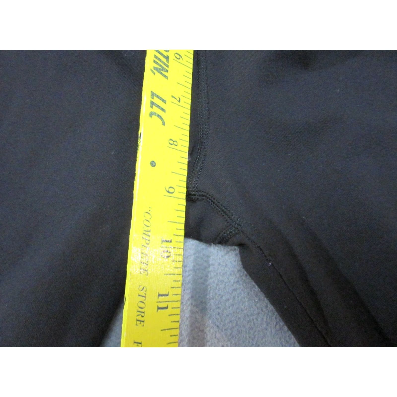 Lululemon Leggings Womens 6 Black Flare Leg Mid Rise Logo Gym Activewear