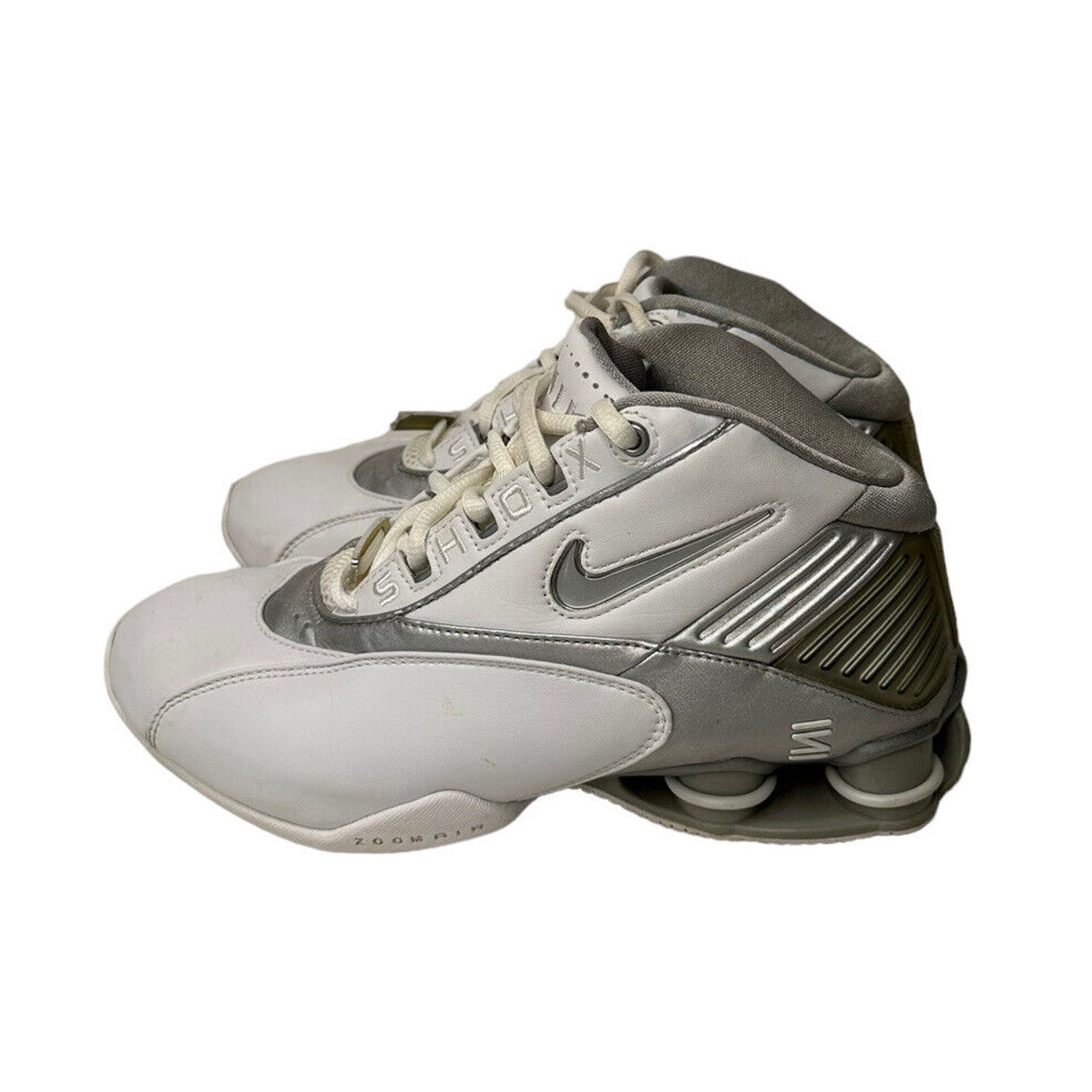 Nike Vtg 2003 NIKE SHOX STATUS TB WHITE SILVER BB4 VC 306705-10 Size US 7.5 / IT 37.5 - 9 Thumbnail