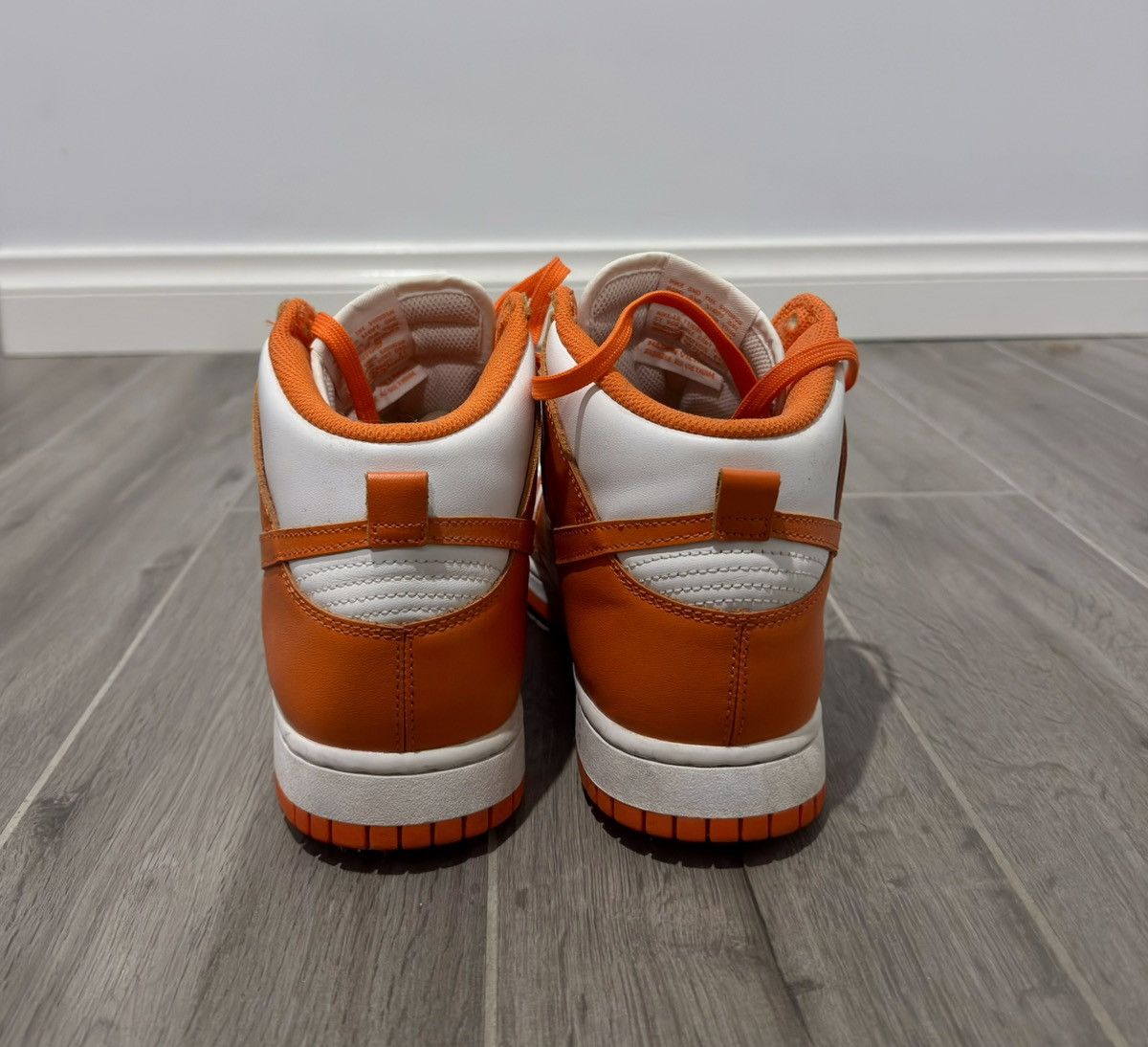 Nike Nike Dunk High Retro “Orange Blaze” Size US 9 / EU 42 - 6 Thumbnail