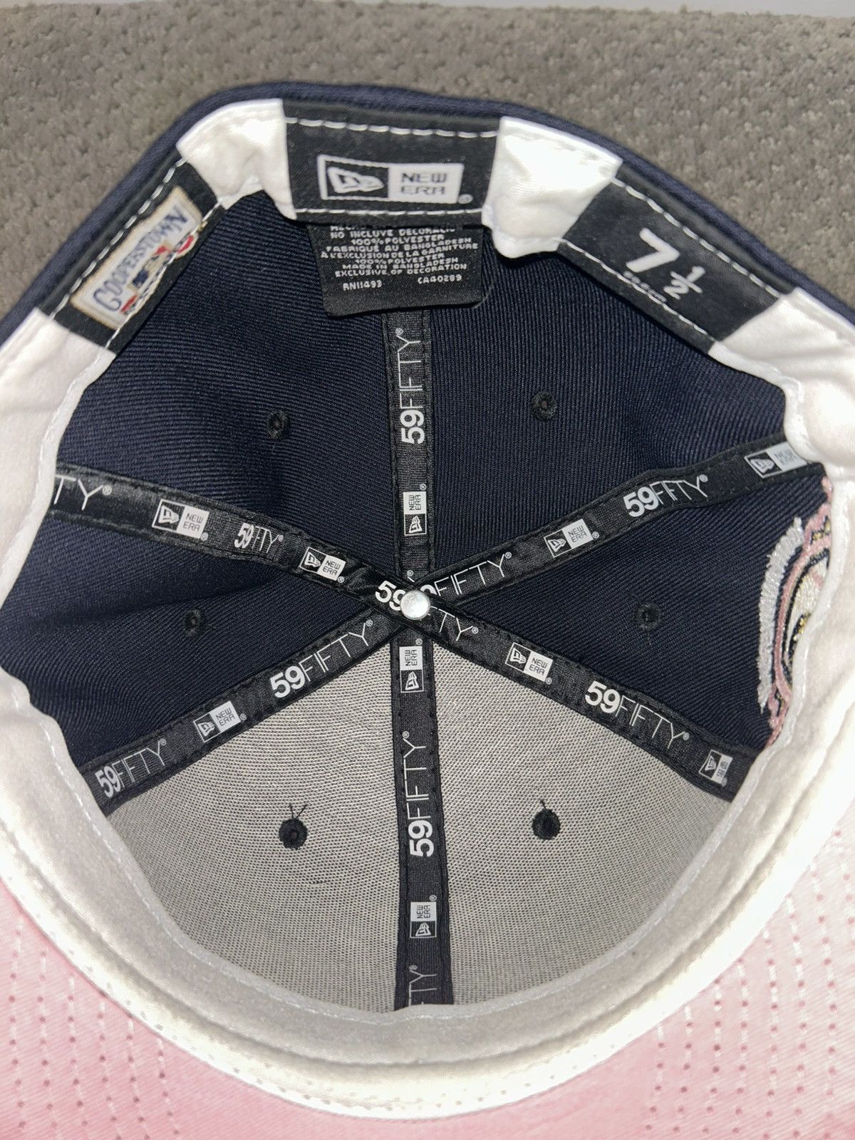 New Era 7 1/2 Side-Patch Yankees New-Era Fitted Size ONE SIZE - 10 Thumbnail