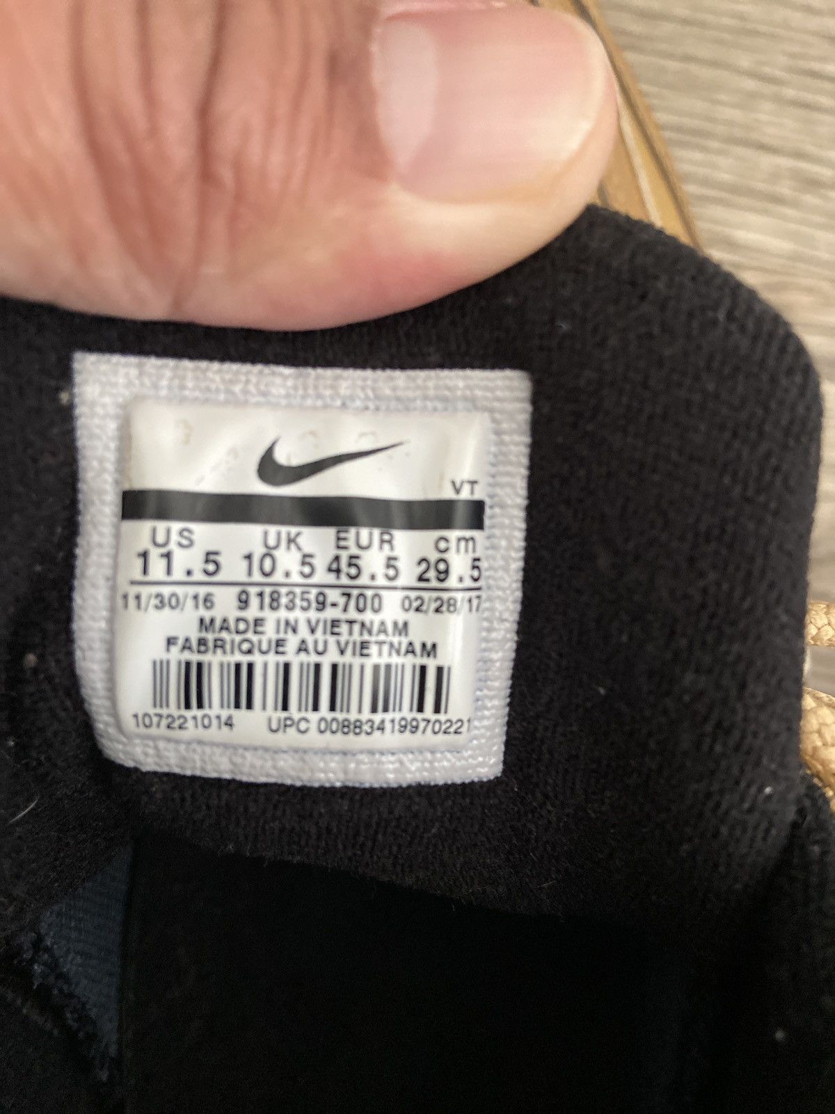 Nike Nike air max 95 premium qu Size US 11.5 / EU 44-45 - 5 Thumbnail