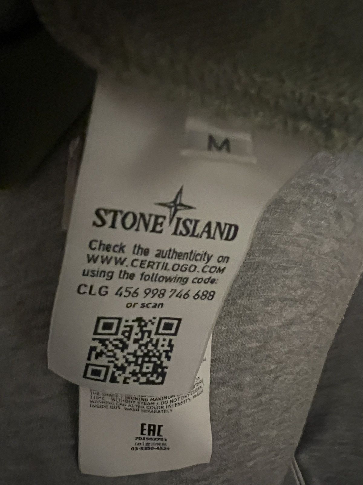 Stone Island STONE ISLAND COTTON FLEECE GARMENT DYED CREWNECK SWEATER Size US M / EU 48-50 / 2 - 8 Thumbnail