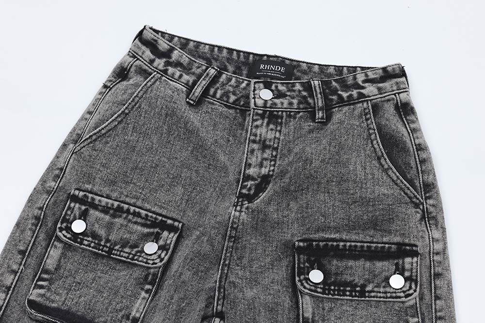 Japanese Brand × Vintage Washed Distressed Multi pocket Jeans Size US 31 - 4 Thumbnail