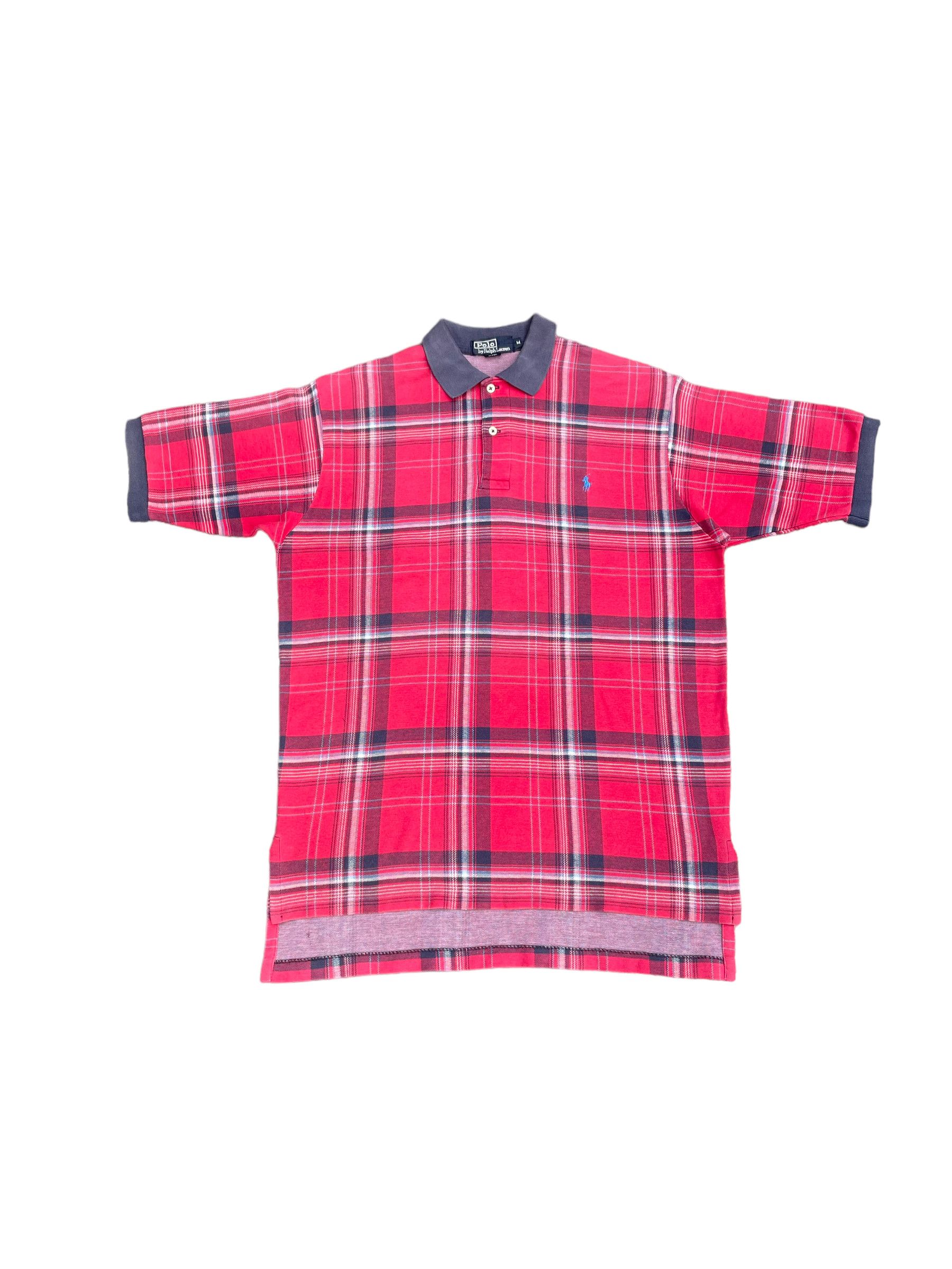 Vintage Polo Ralph Lauren Checkere Polo tshirt