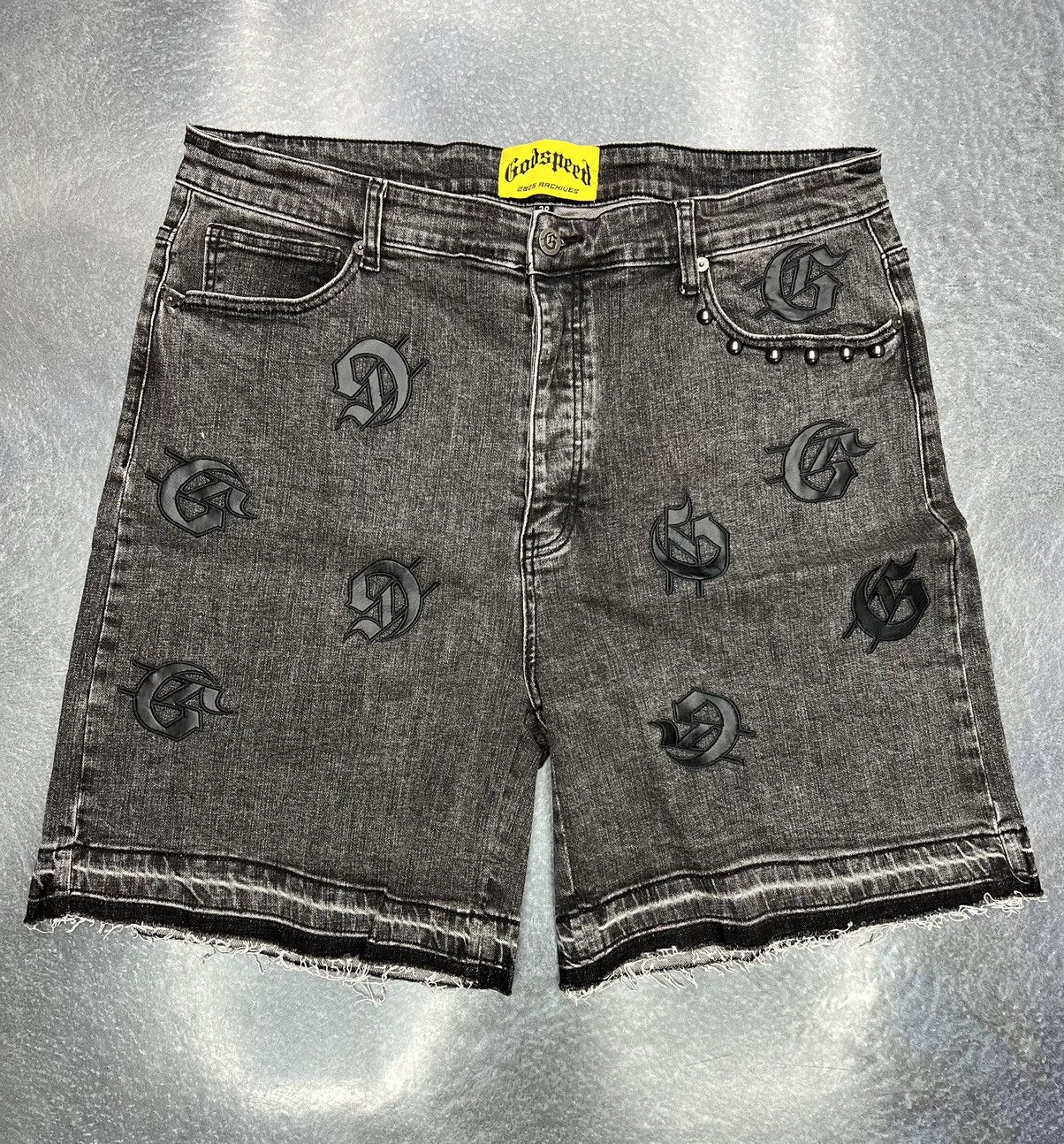 Godspeed Godspeed Infinity Denim Shorts Size US 38 / EU 54 - 1 Thumbnail
