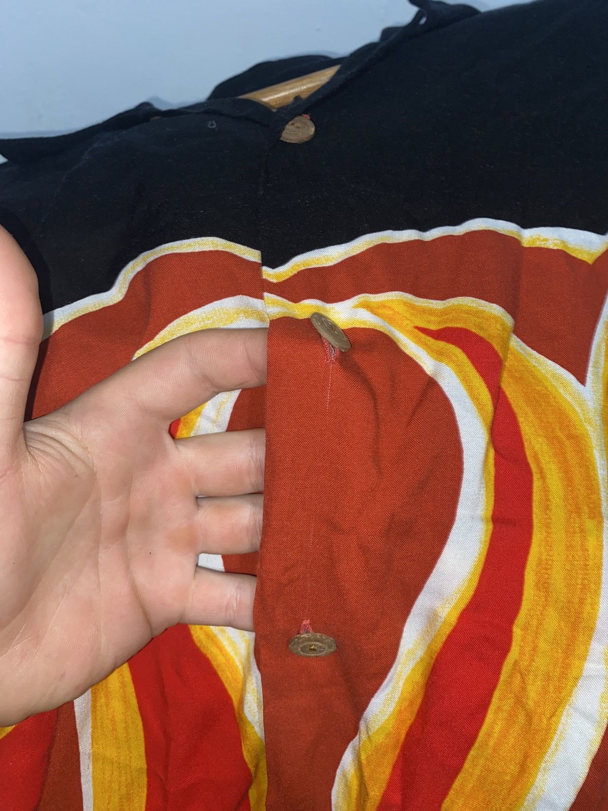 Mambo ➕ rare mambo loud shirt flames iconic Robin Williams vintage Size US M / EU 48-50 / 2 - 8 Thumbnail