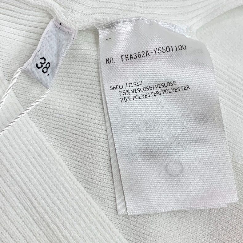 Thom Browne Thom Browne White back striped round neck short sleeves Size XS / US 0-2 / IT 36-38 - 6 Thumbnail