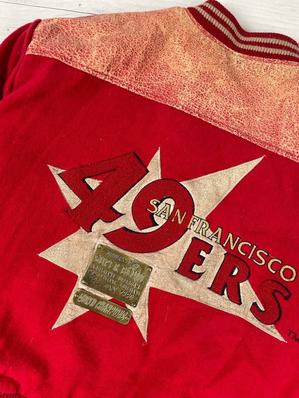NFL Vintage Campri 49ers San Francisco Bomber Super Bowl 1990 Size US L / EU 52-54 / 3 - 2 Thumbnail