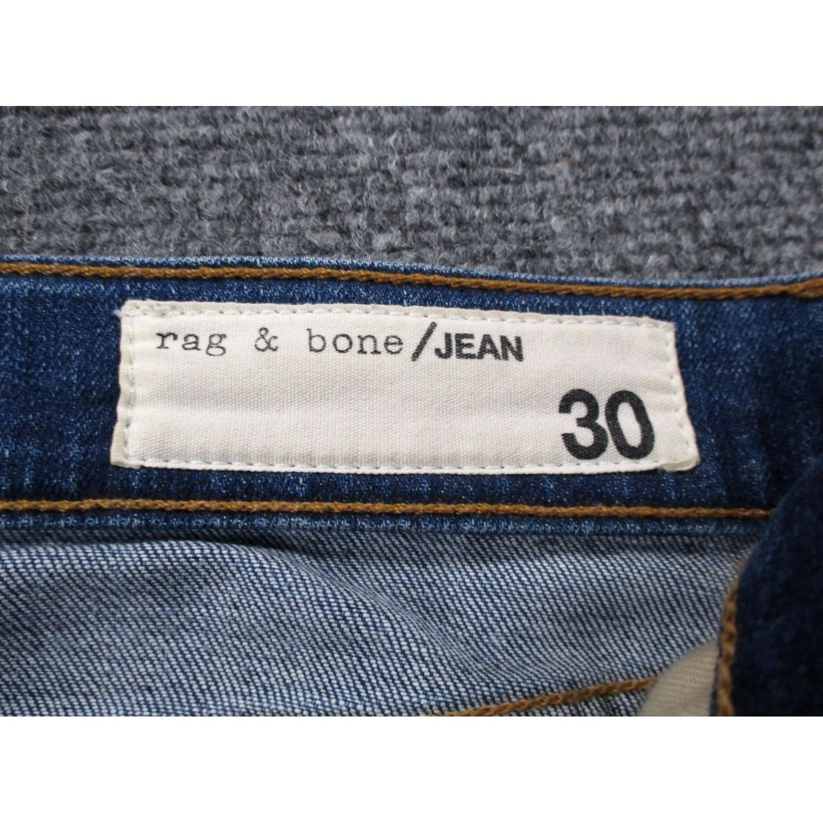 Rag & Bone rag & bone Jeans Womens 30 Blue Denim Capri Straight Casual Faded USA Made Size 24" / US 00 / IT 34 - 7 Thumbnail