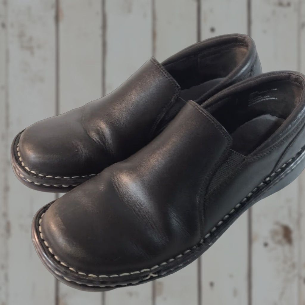 Vintage Bass Ally Brown Leather Slip On Loafers Womens Size 7.5M Size US 8 / IT 38 - 1 Thumbnail