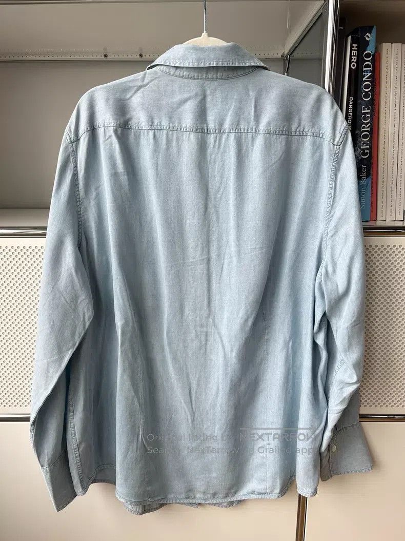 Acne Studios Acne Studios Blue Pure Cotton Shirt Size XXS / US 00 / IT 34 - 2 Thumbnail
