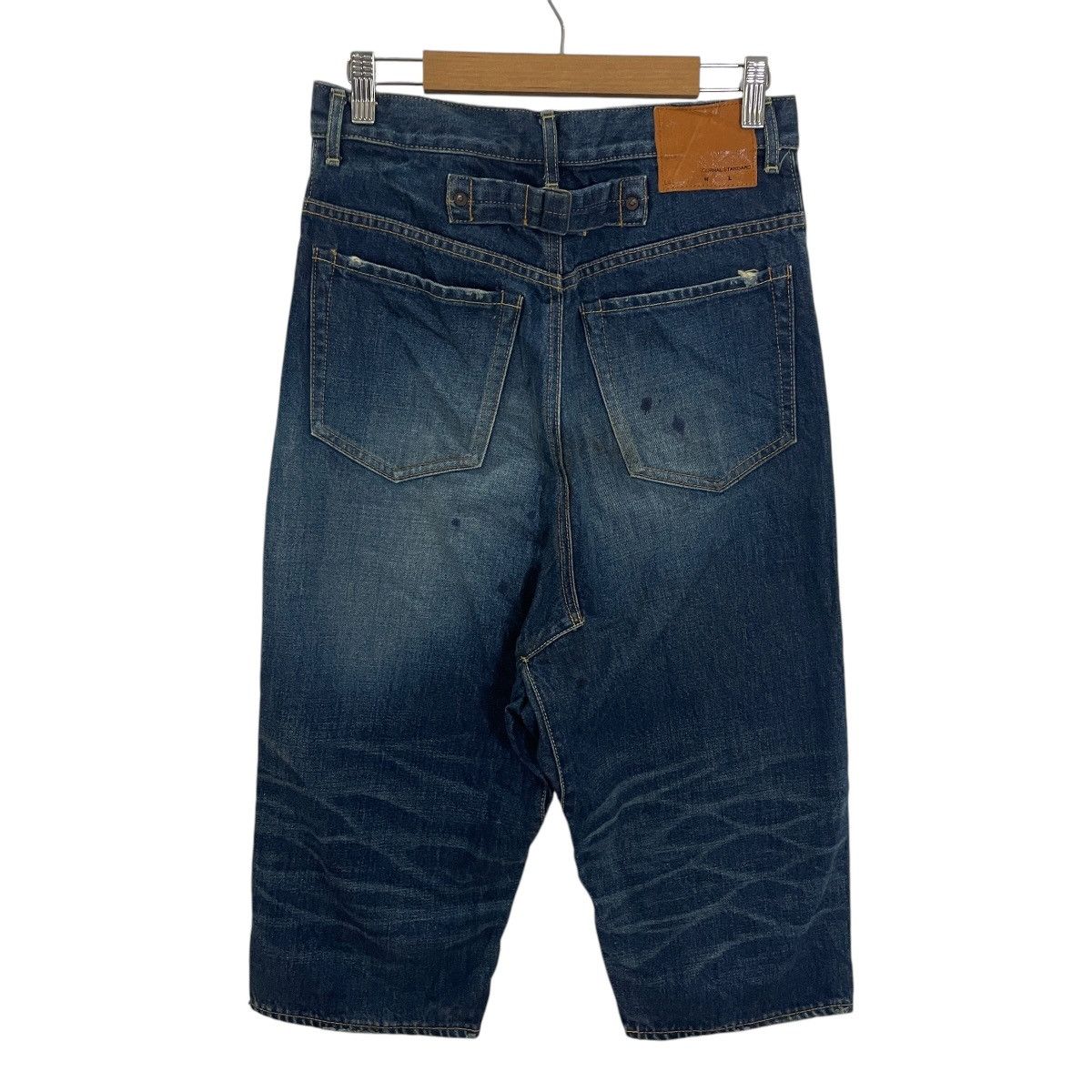 Japanese Brand Vintage Journal Standart Japan Buckle Short Denim Size US 28 / EU 44 - 8 Thumbnail