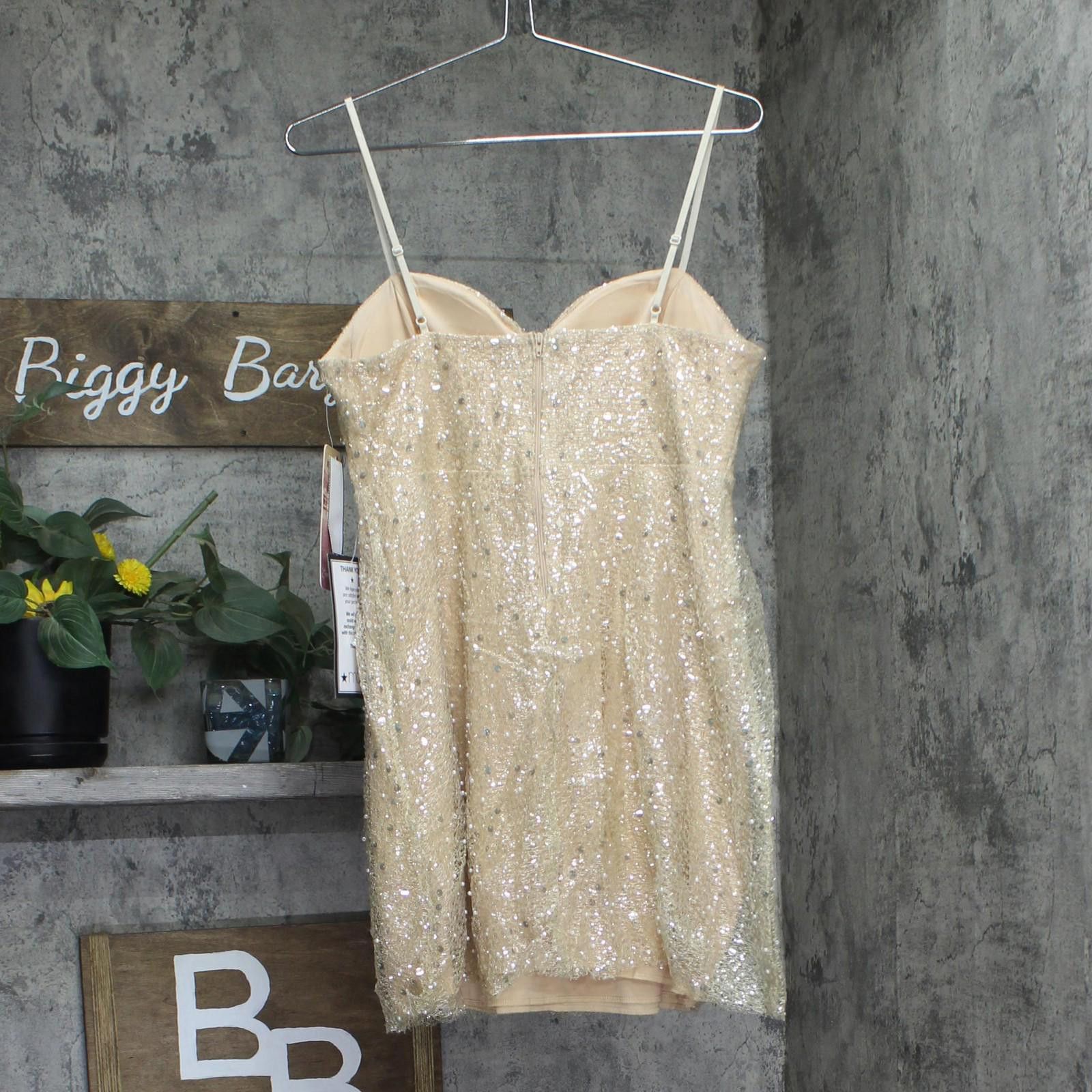 Other Nwt Emerald Sundae Fit & Flare Dress Champagne Brown L Size L / US 10 / IT 46 - 2 Thumbnail