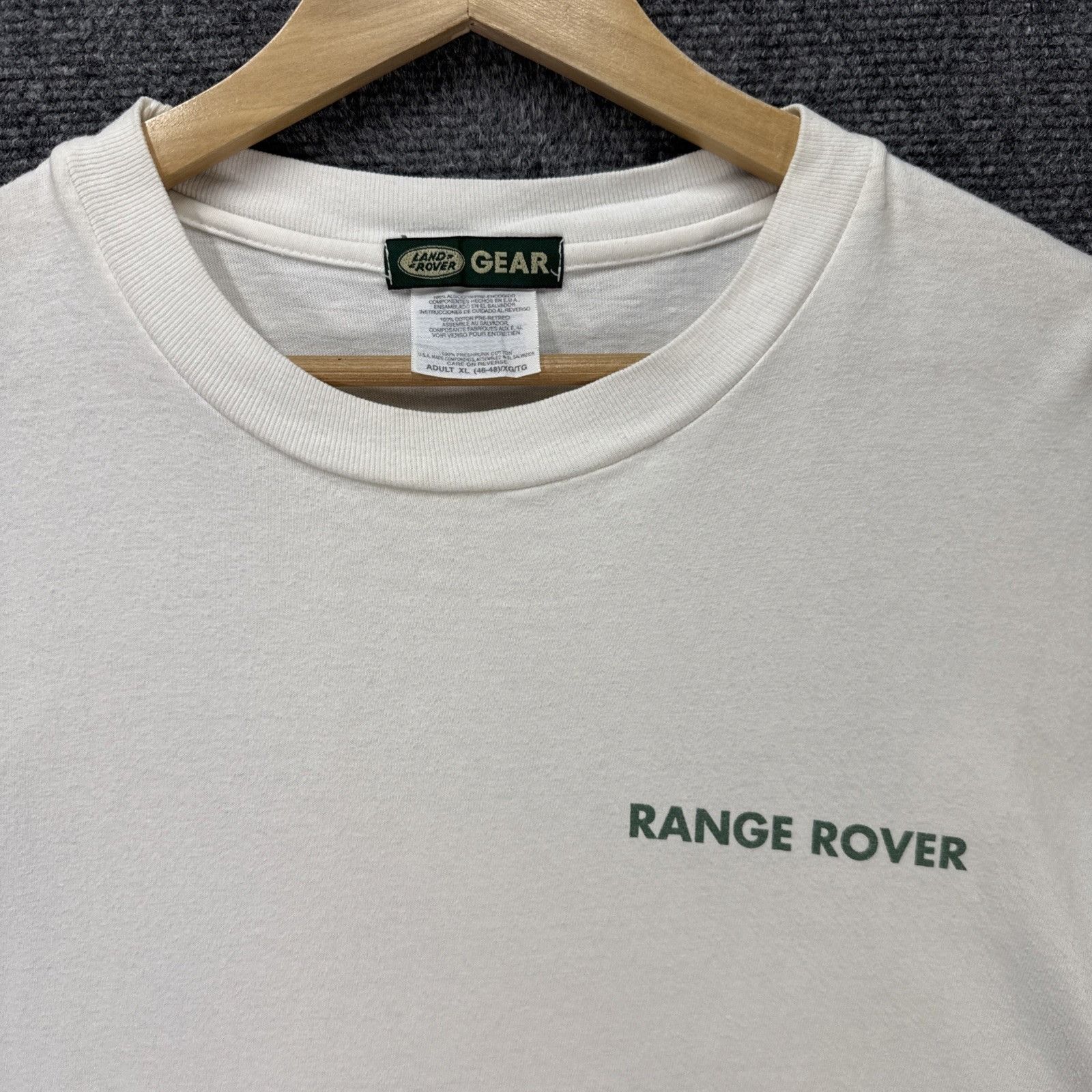 Vintage Vintage Land Rover Shirt Mens XL White 90s Safari Outdoors N Size US XL / EU 56 / 4 - 3 Thumbnail