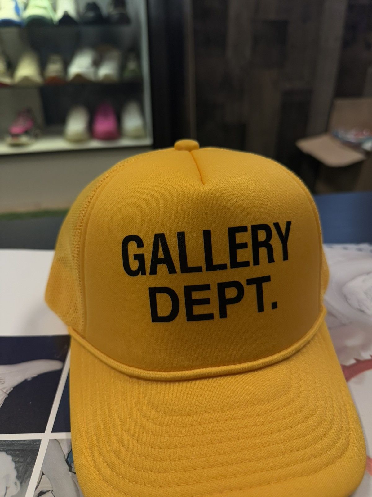 Gallery Dept. Gallery DEPT Logo Hat Yellow Adjustable (NEW) Size ONE SIZE - 5 Thumbnail