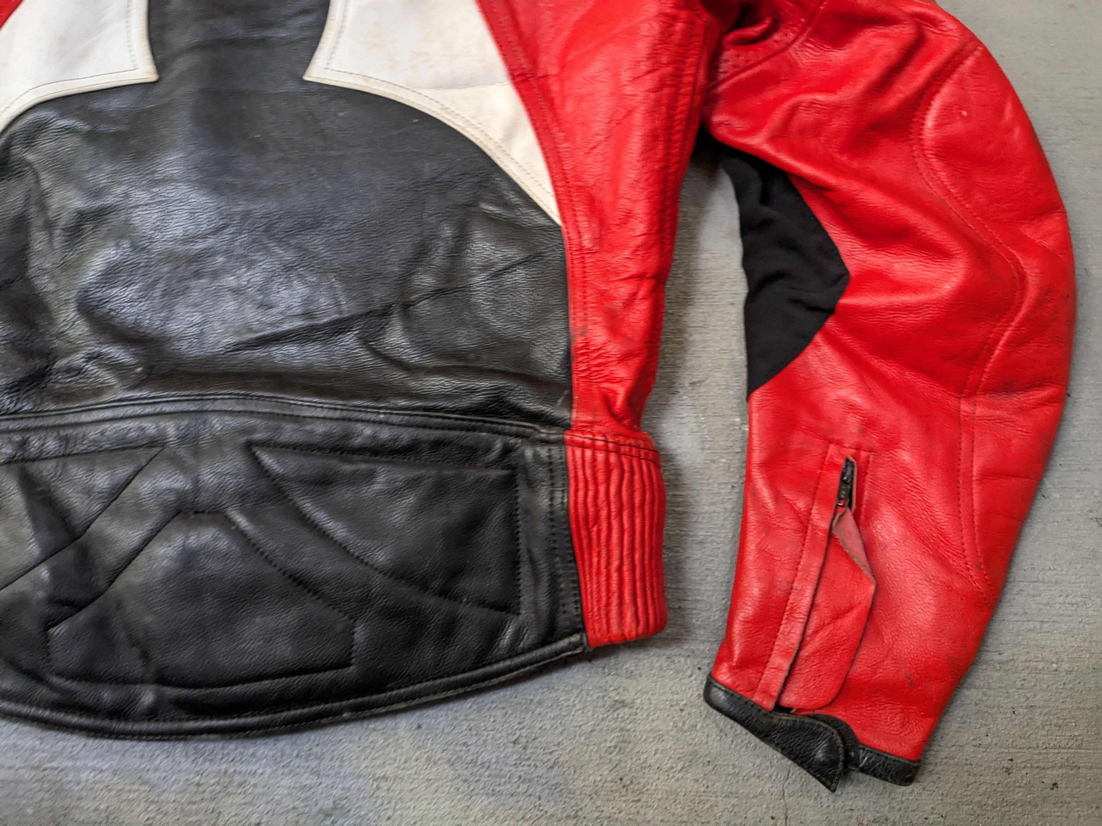 Vintage Vintage Motorcycle Leather Biker Jacket Red Black White Y2K Size US M / EU 48-50 / 2 - 12 Thumbnail