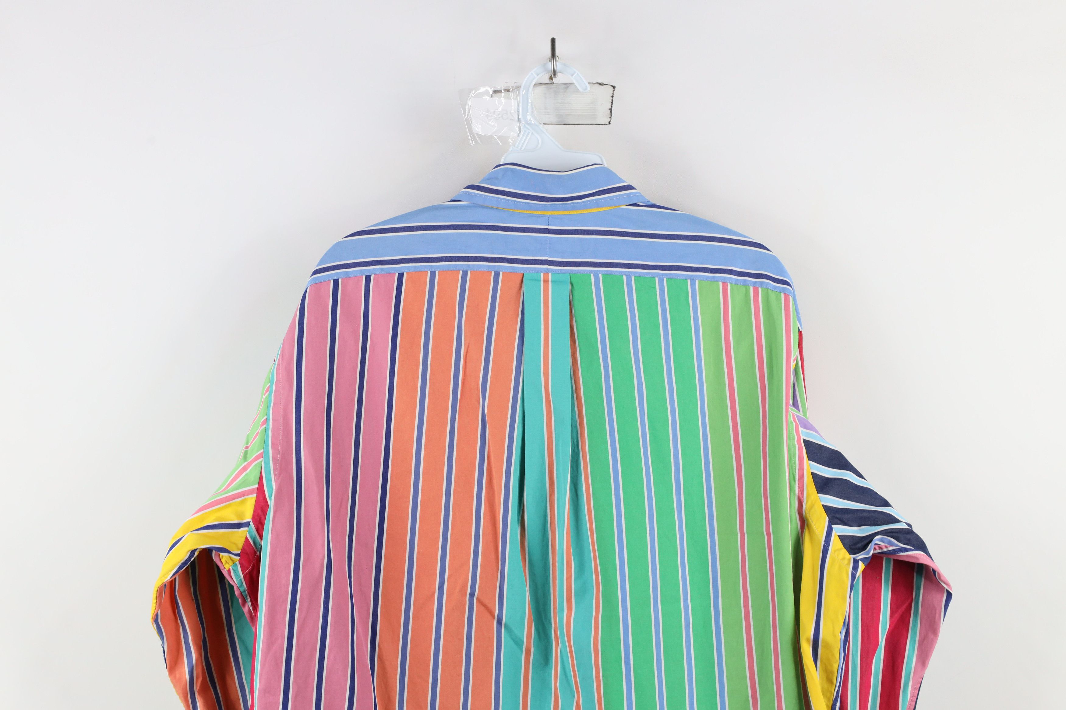 Polo Ralph Lauren Vintage 90s Ralph Lauren Rainbow Striped Button Down Shirt Size US M / EU 48-50 / 2 - 11 Thumbnail