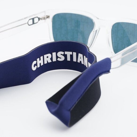 Dior Dior CD LINK S1U 88B8 Sunglasses Shiny Crystal Square Frame Size ONE SIZE - 7 Thumbnail
