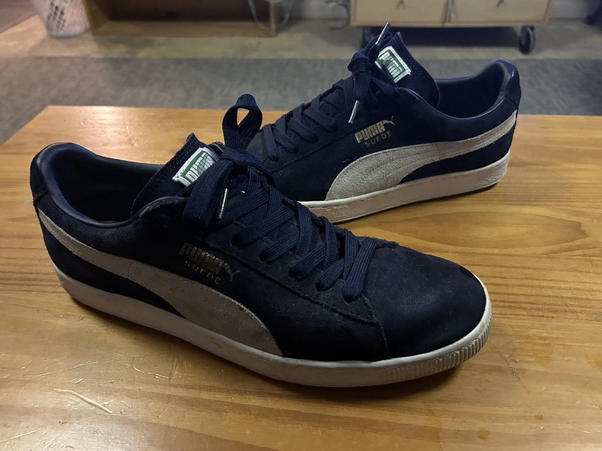 Puma Puma Suede Low - blue and white Size US 11.5 / EU 44-45 - 5 Thumbnail