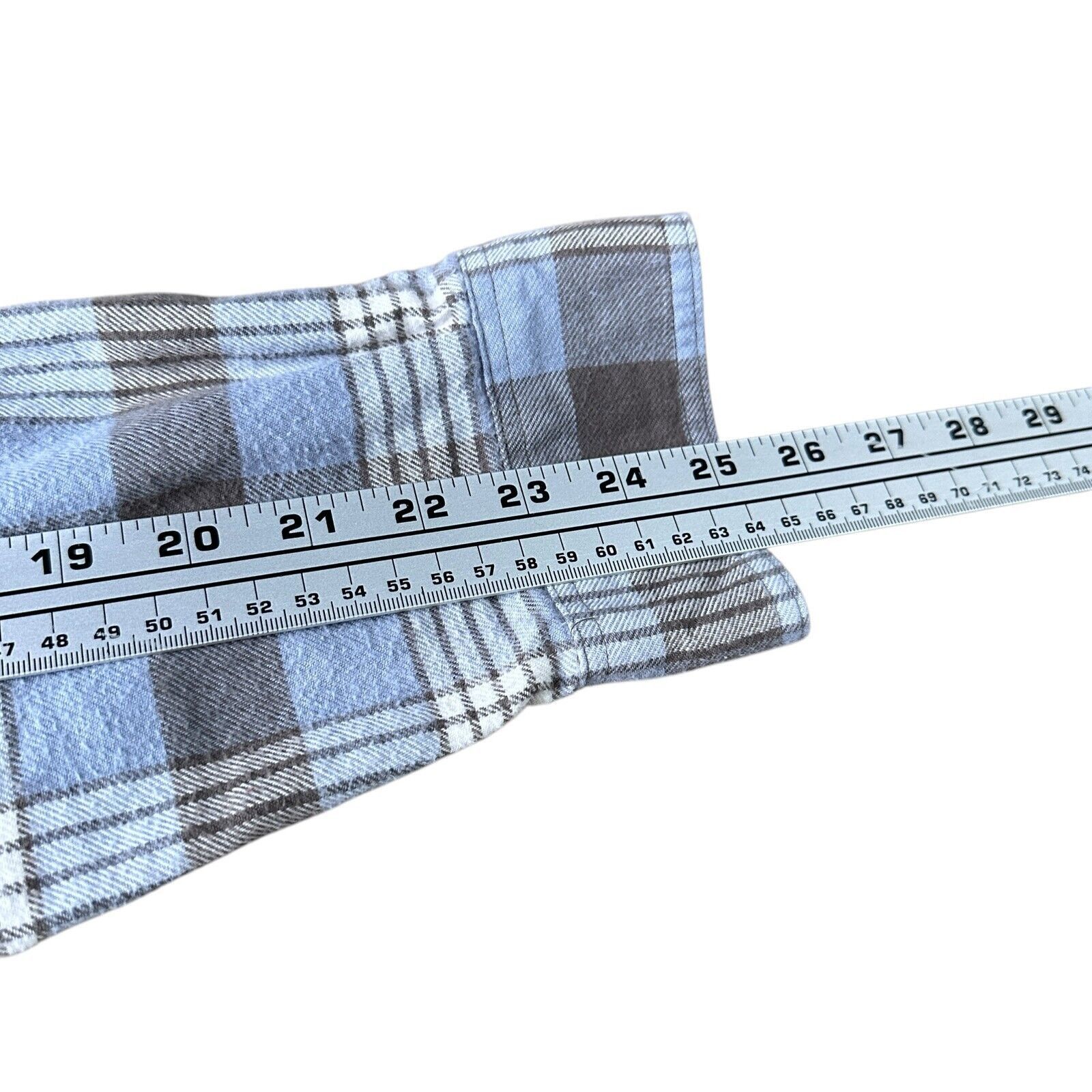 J.Crew J.Crew Flannel Shirt Mens Medium Gray Blue Plaid Button Up Size US M / EU 48-50 / 2 - 8 Thumbnail