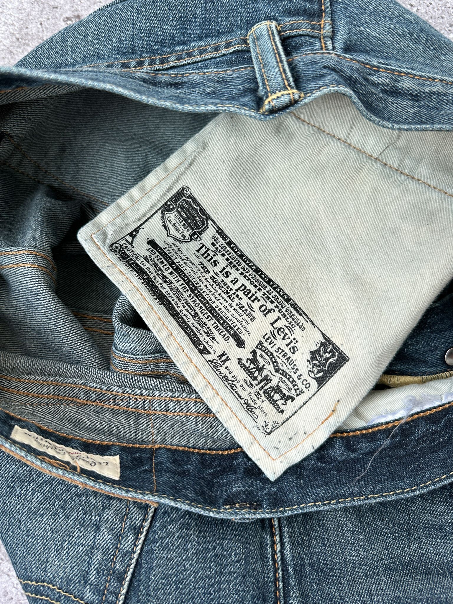 Levi's × Levi's Vintage Clothing Levi's 501 Blue Denim Pants Jeans 34x34 Size US 34 / EU 50 - 11 Thumbnail