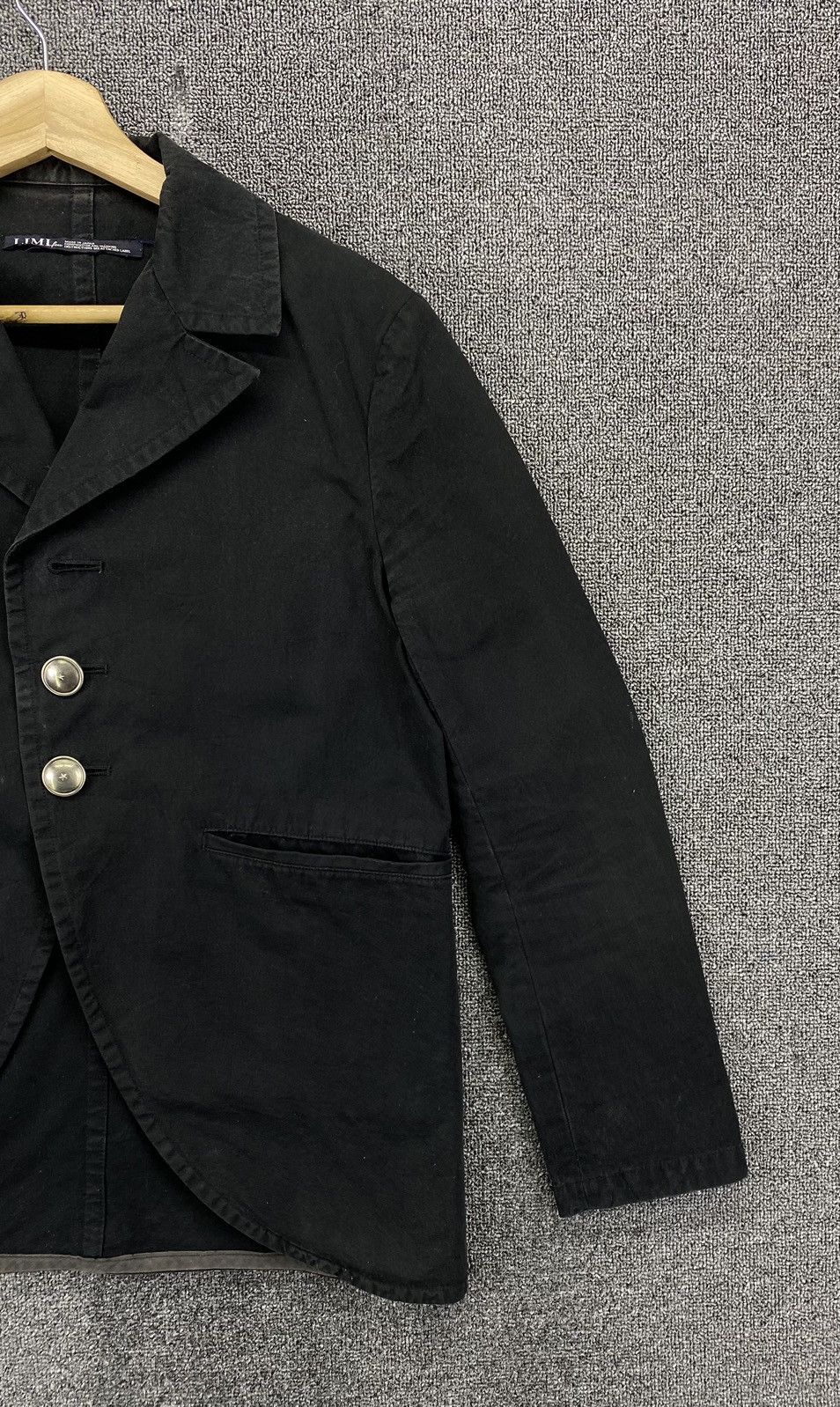 Yohji Yamamoto Vintage Yohji Yamamoto Limi Feu Coat Black Jacket Size S / US 4 / IT 40 - 4 Thumbnail