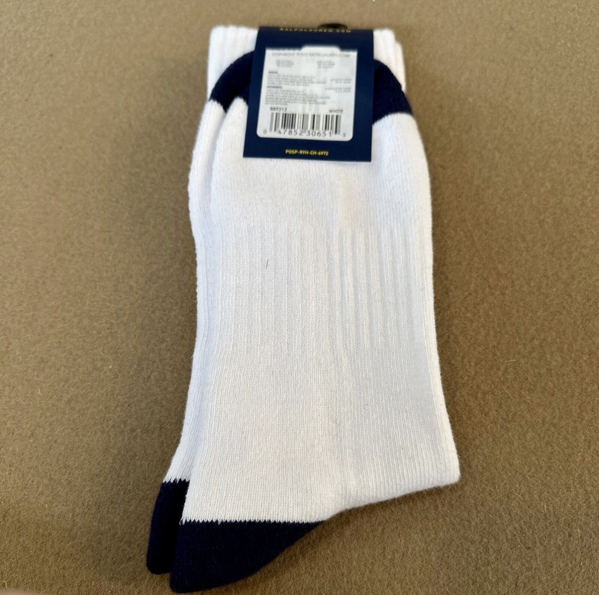 Polo Ralph Lauren Polo Sport Ralph Lauren Classic Logo Athletic Crew Socks Size ONE SIZE - 3 Thumbnail