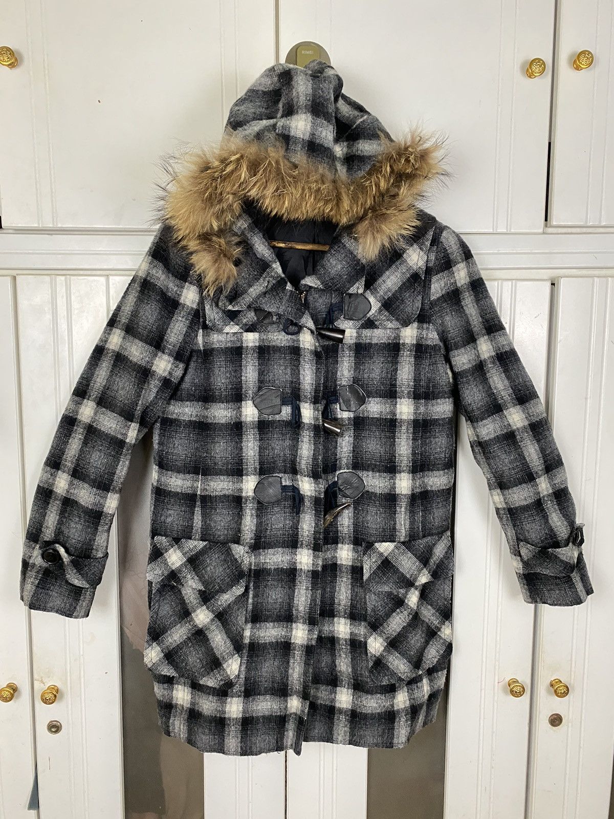 ✅️Vintage Fur Wool Jacket Deshabille