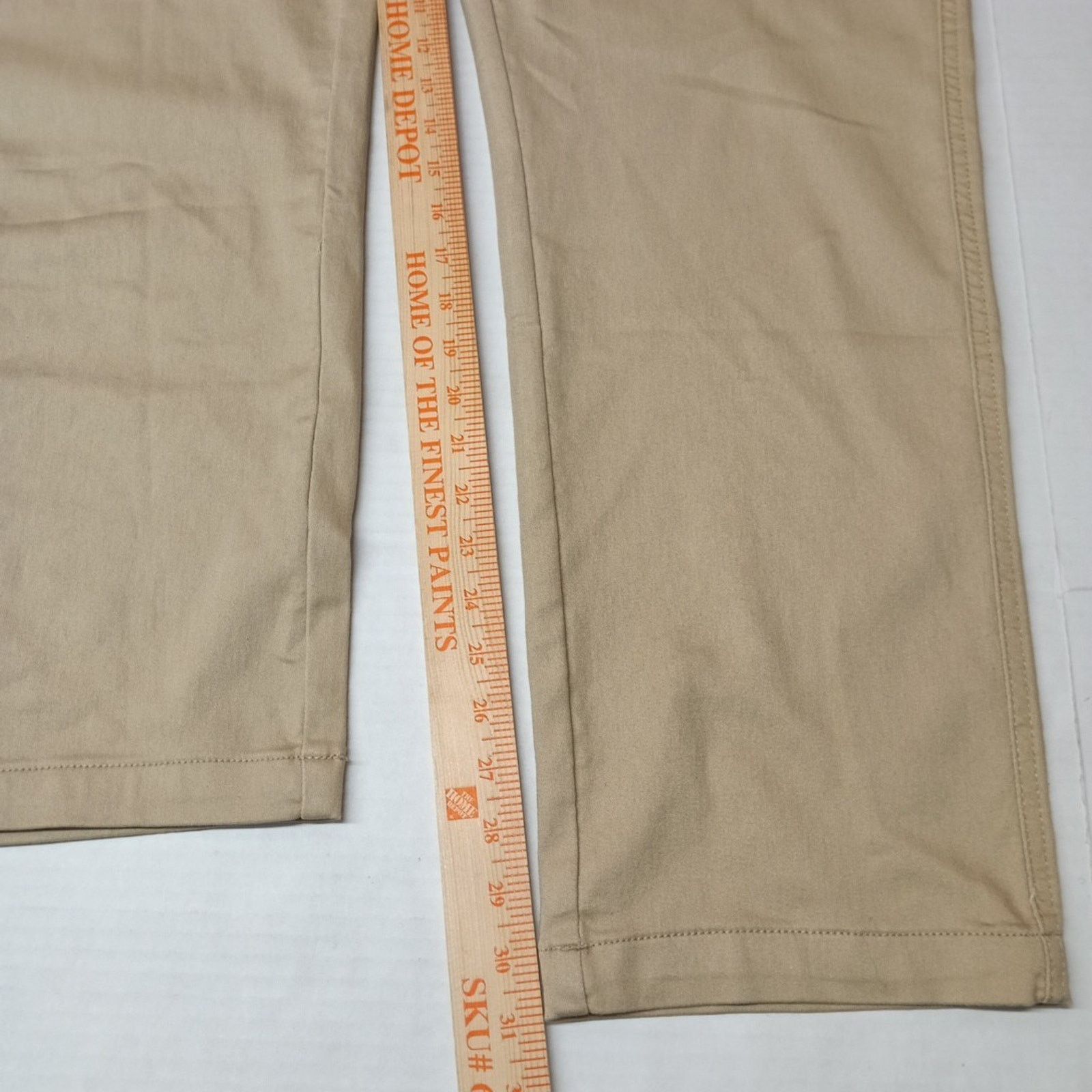 U.S. Polo Assn. U.S Polo Assn. Comfort Waist Pants Mens 2XL Beige Button Zip Size US 40 / EU 56 - 4 Thumbnail