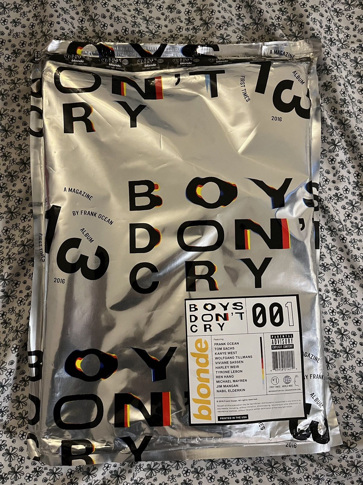image of Frank Ocean Boys Don’T Cry Magazine in Grey, Men's