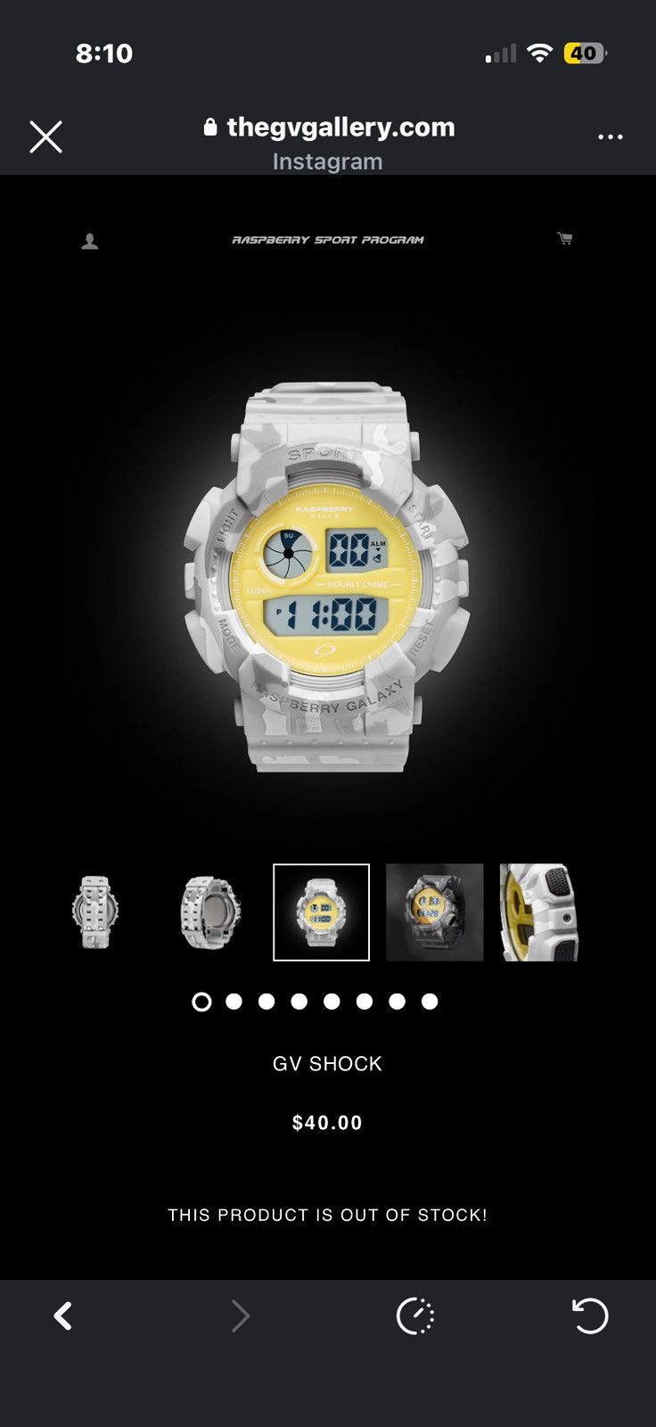 The GV Gallery Gv gallery Gvshock Watch Size ONE SIZE - 2 Thumbnail