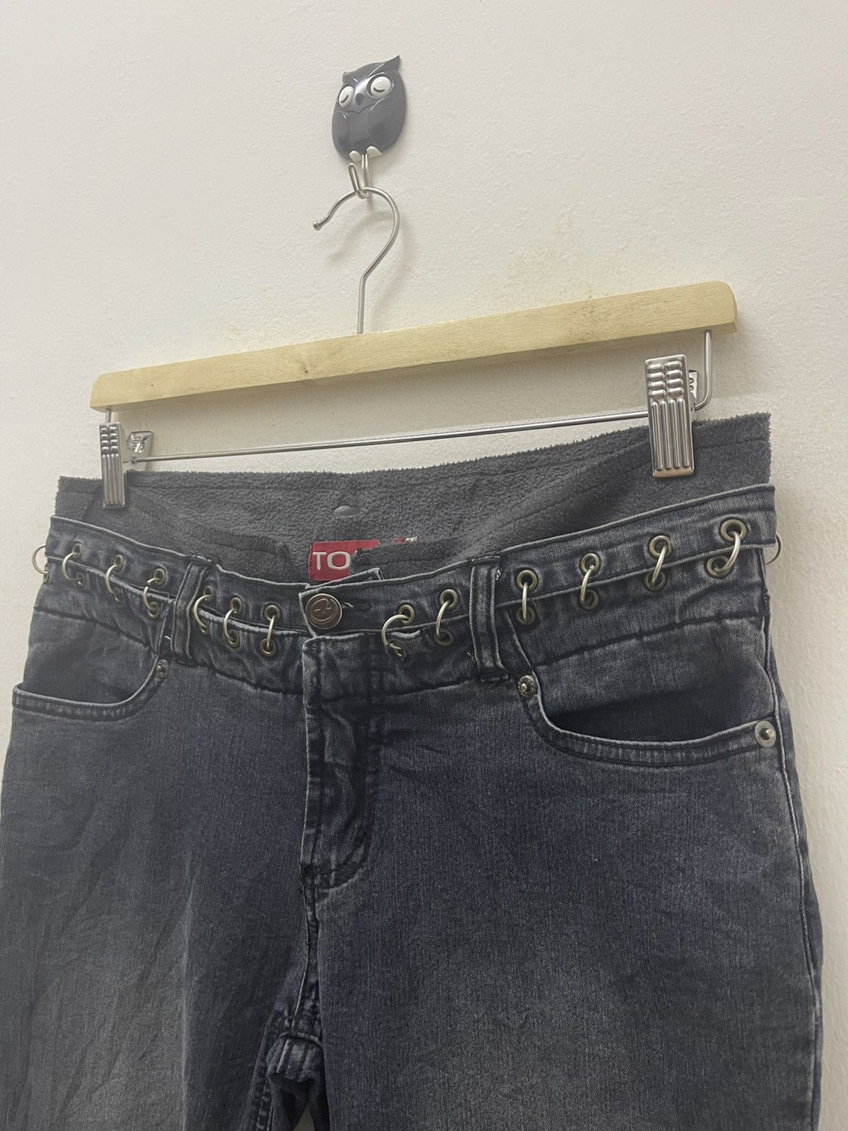 Japanese Brand Rare Vintage TOXK Jeans Punk Piercing Seditionaries Flare Size US 27 - 11 Thumbnail