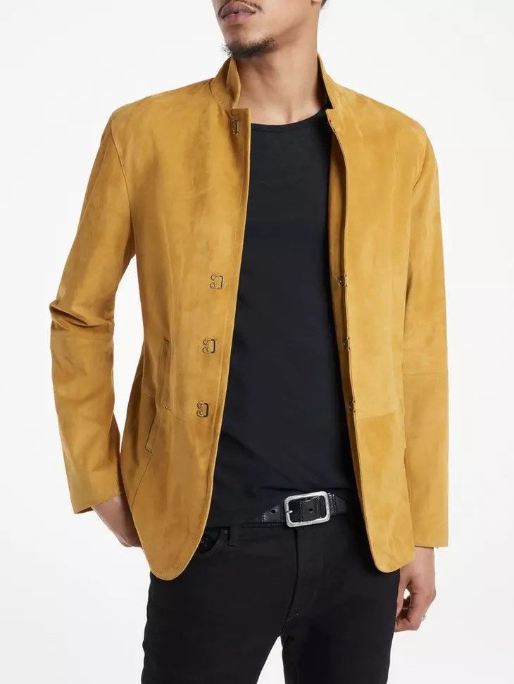 image of John Varvatos Thompson Jacket. 48 in Brown, Men's (Size Medium)