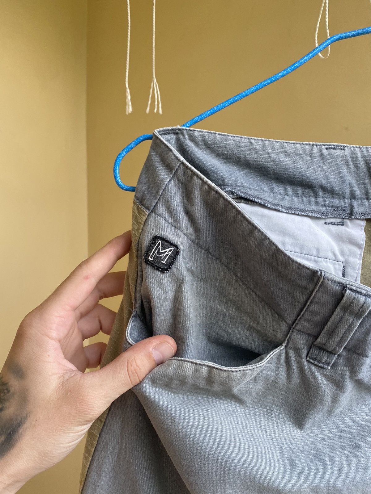 Mambo × Vintage Rare! Vintage 1990’s Mambo Night Voltage Cargo Shorts Size US 32 / EU 48 - 12 Thumbnail
