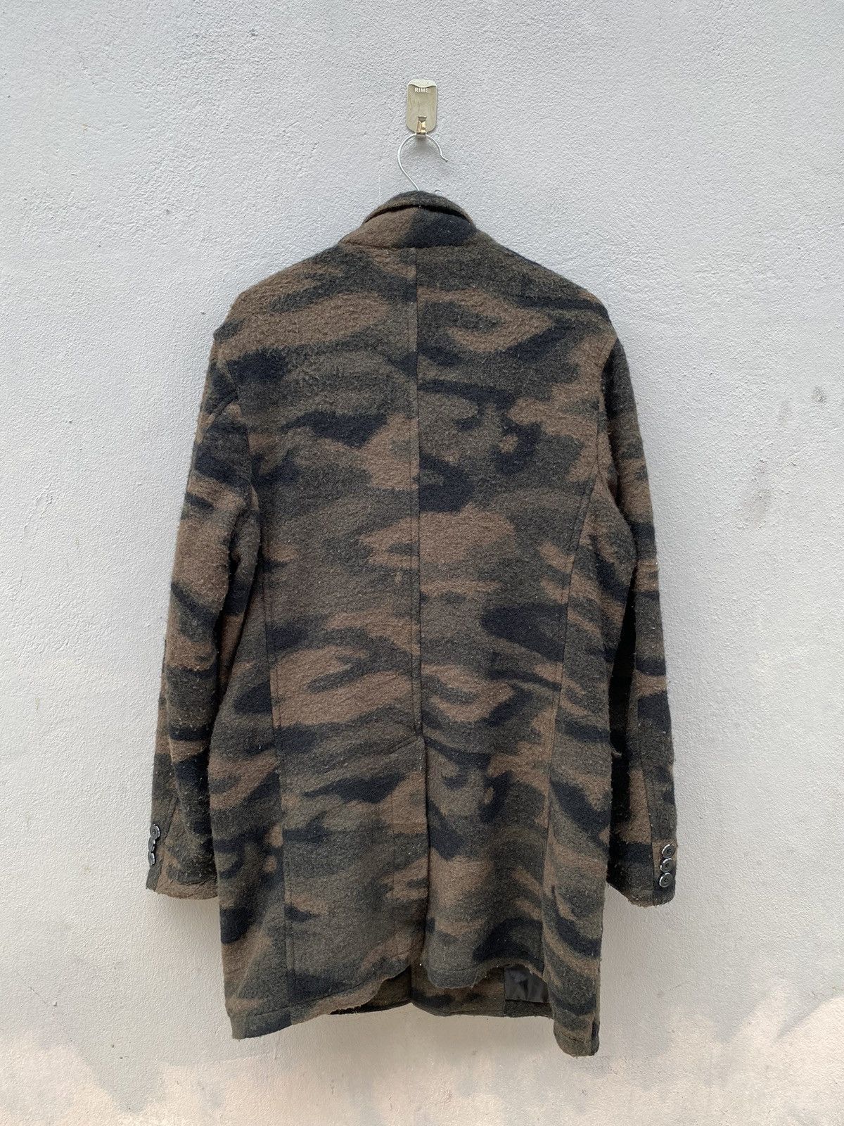 Beams Plus Beams Camouflage Wool Long Jacket Size US L / EU 52-54 / 3 - 11 Thumbnail