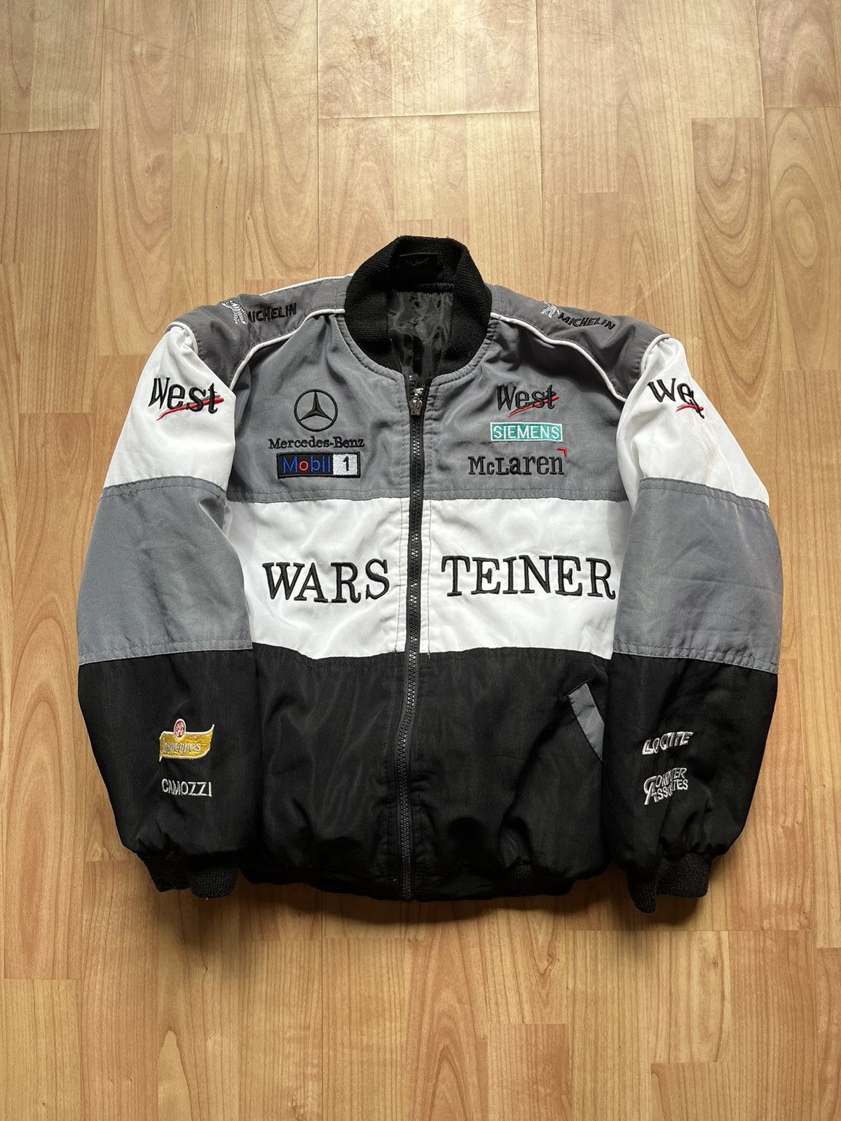 Nascar Jacket F1 Mercedes Vintage Racing Jacket 90s Formula 1 Jacket (M) sold