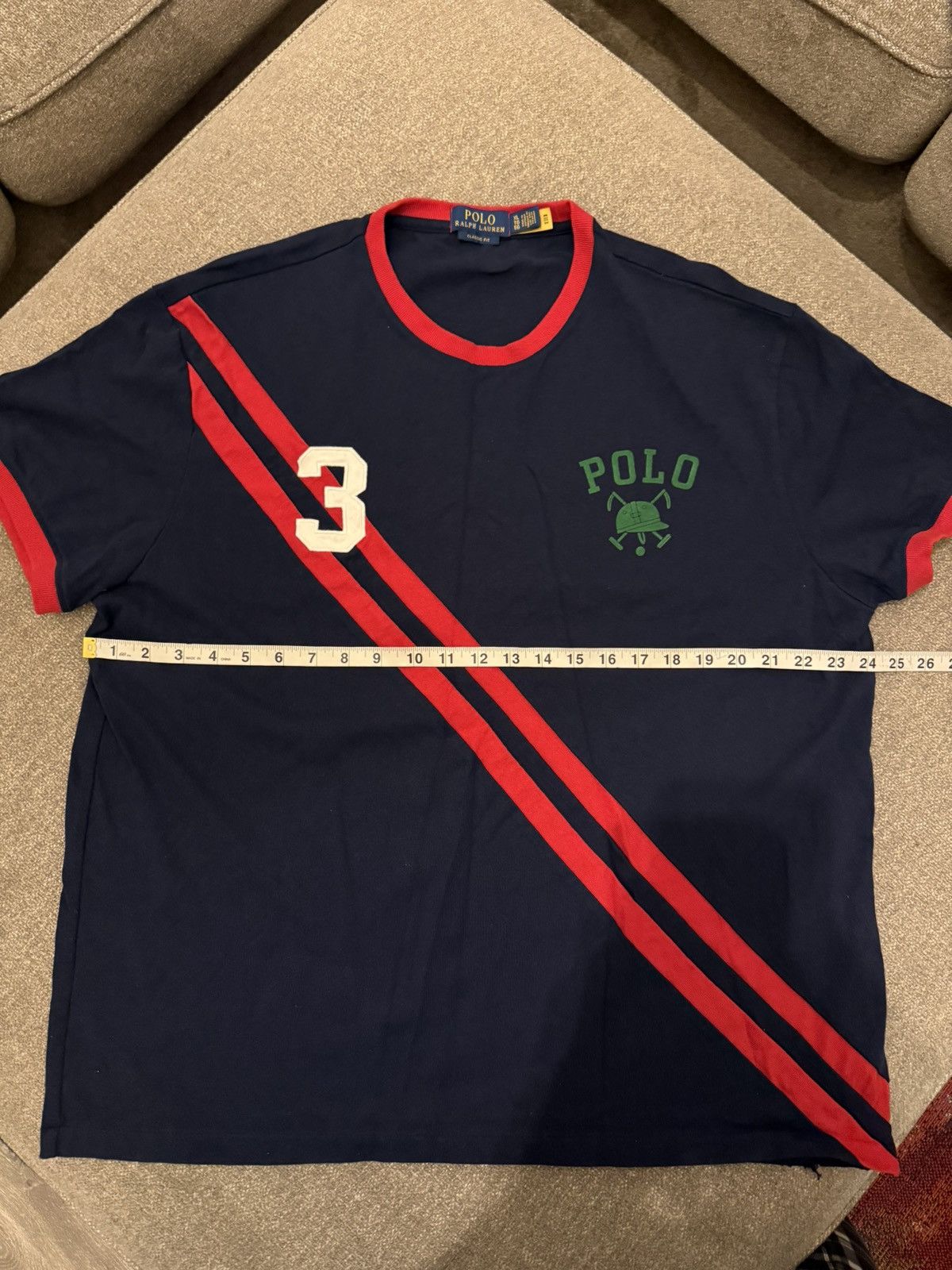 Polo Ralph Lauren Polo Ralph Lauren Short Sleeve T Shirt Size US XL / EU 56 / 4 - 5 Thumbnail
