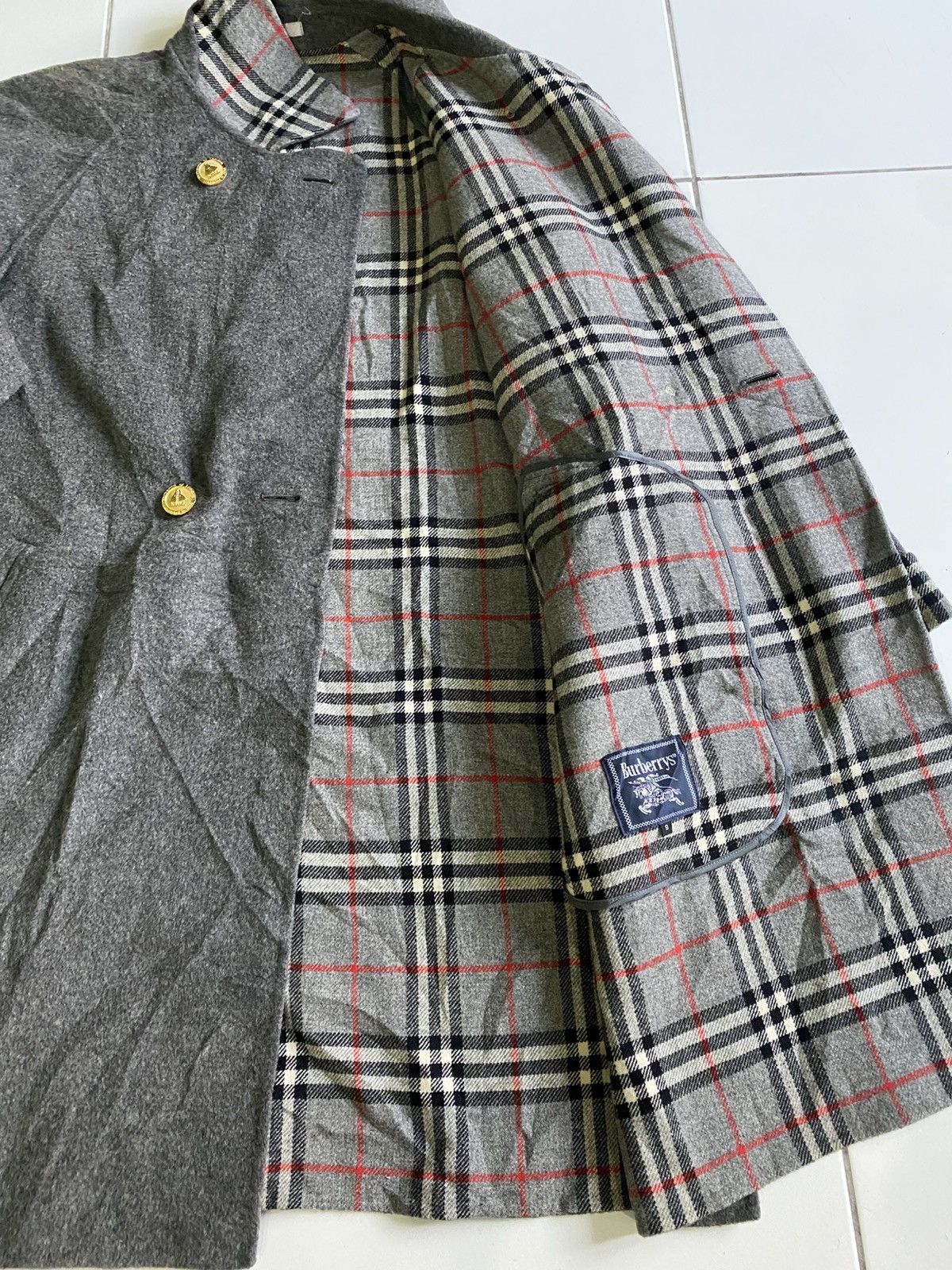 Burberry Vintage Burberrys Of London Wool Prorsum Nova check Jackets Size US L / EU 52-54 / 3 - 6 Thumbnail